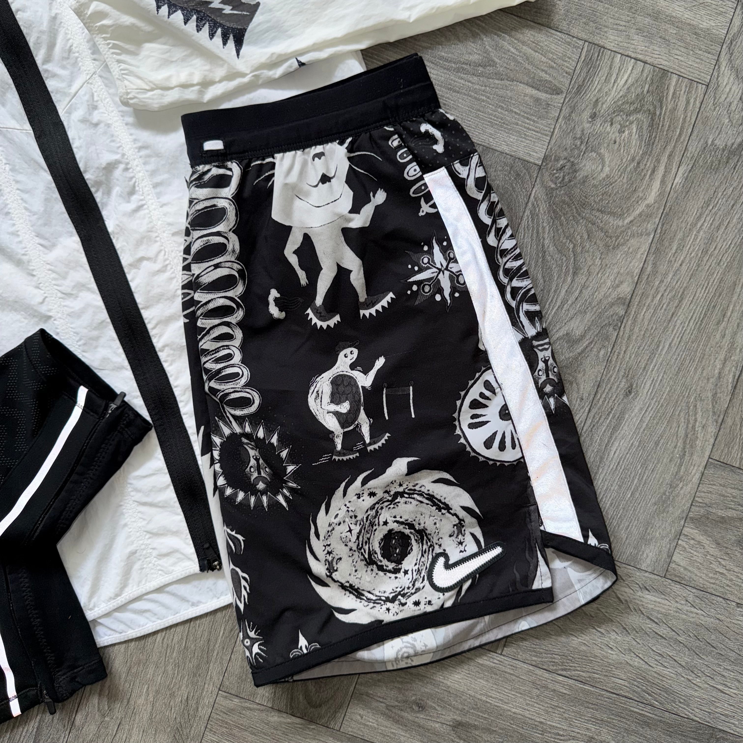 White Nike Dragon 3-Piece Tracksuit Set