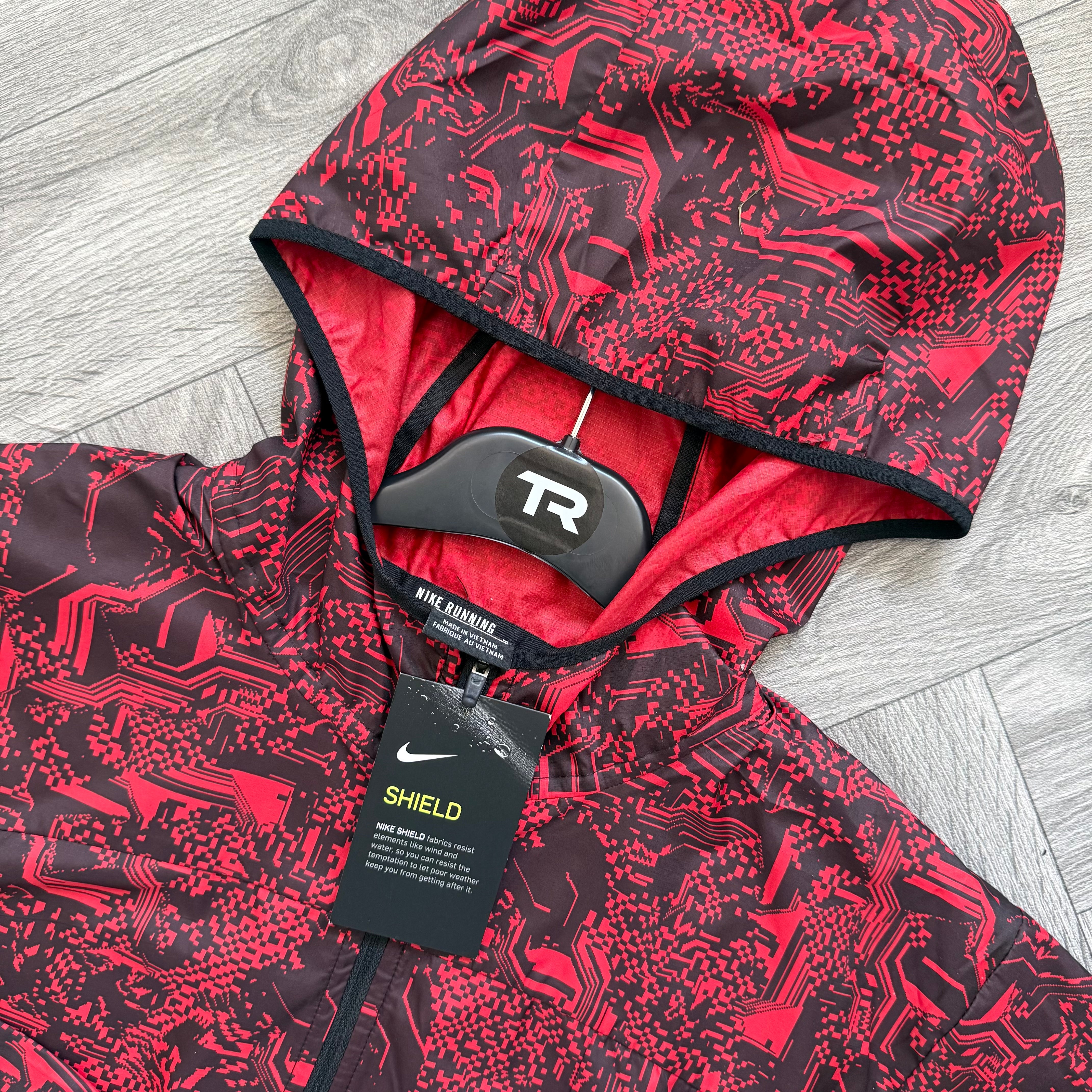 (New) Red Nike Digital Camo Jacket