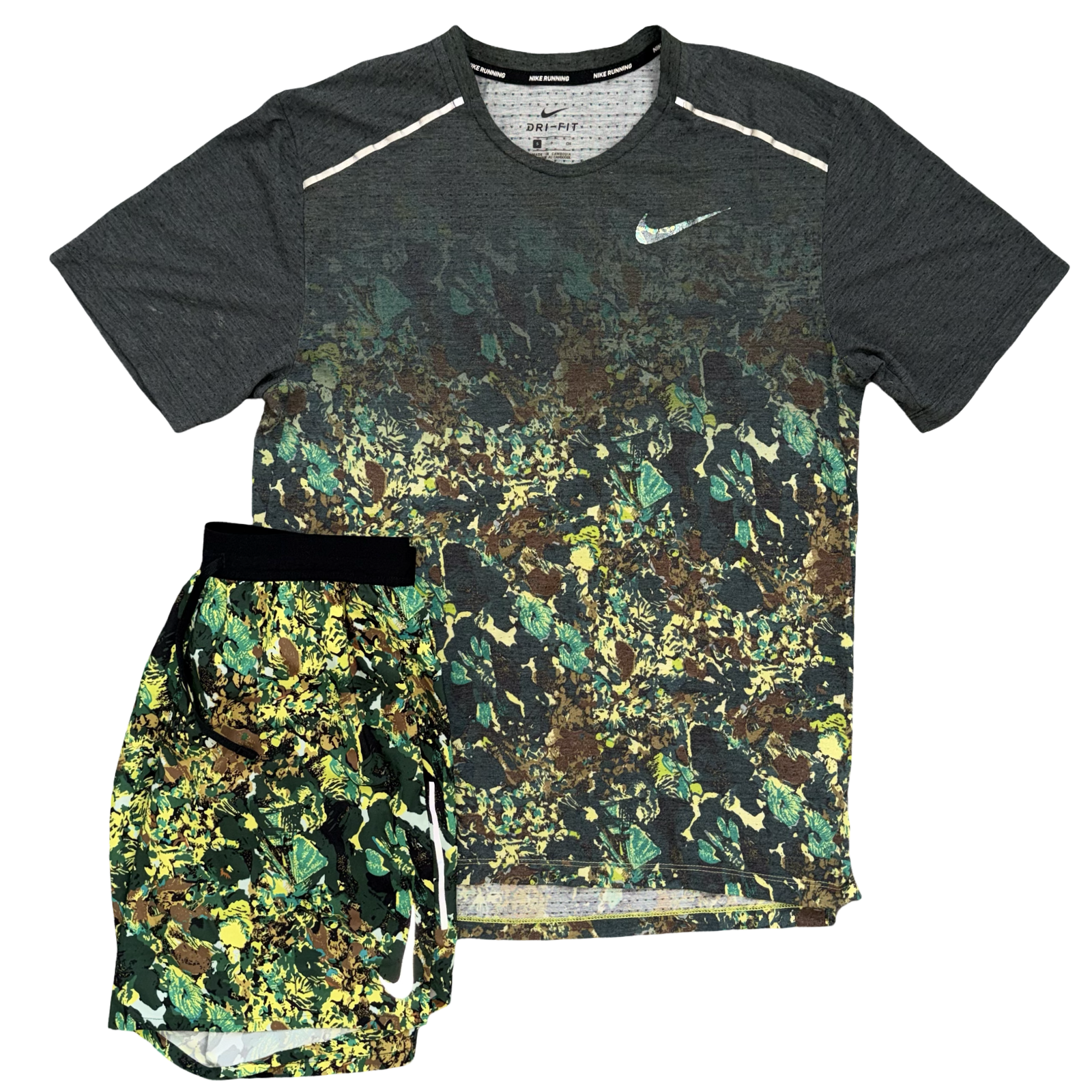 Green Nike Floral Set
