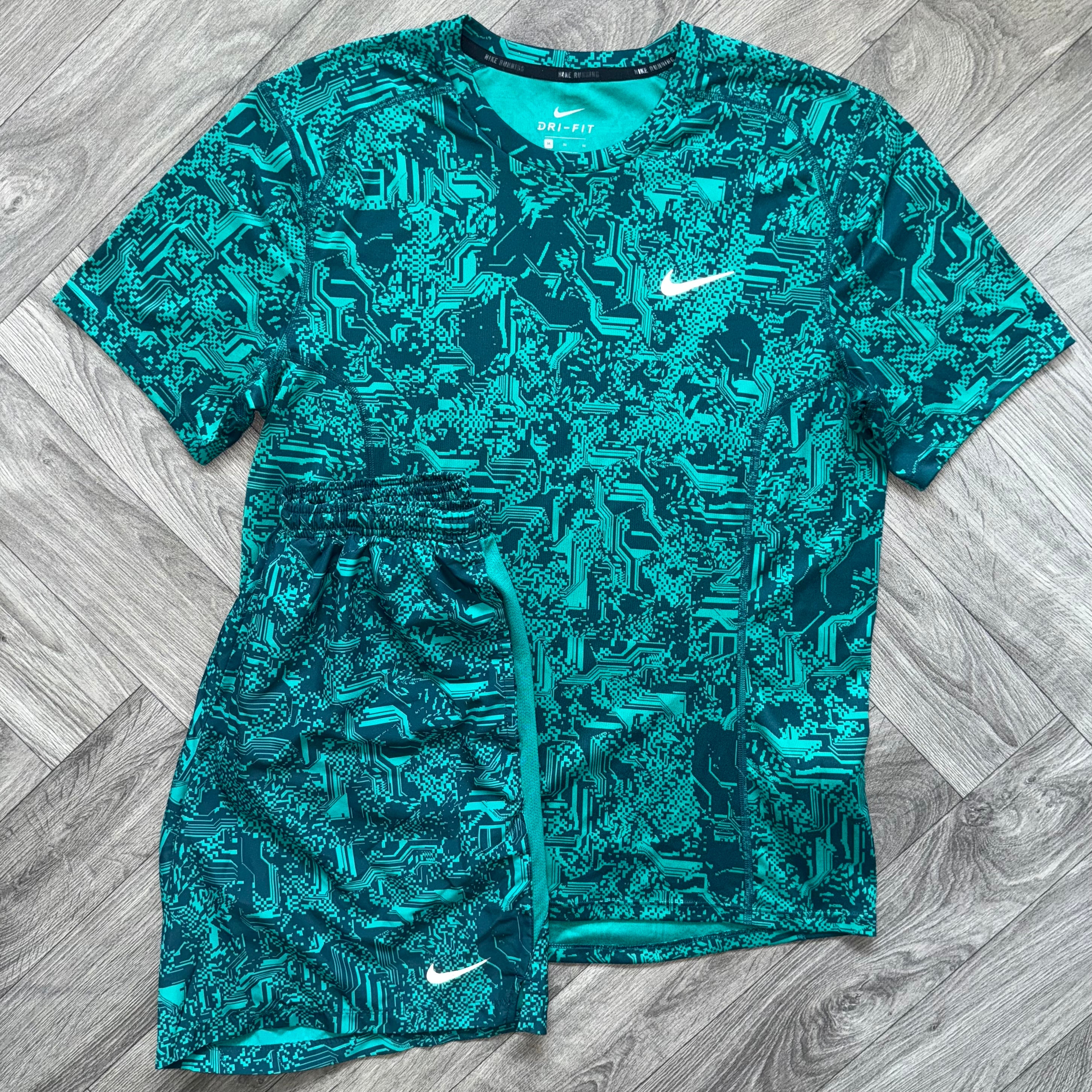 Teal Nike Digital Camo Set