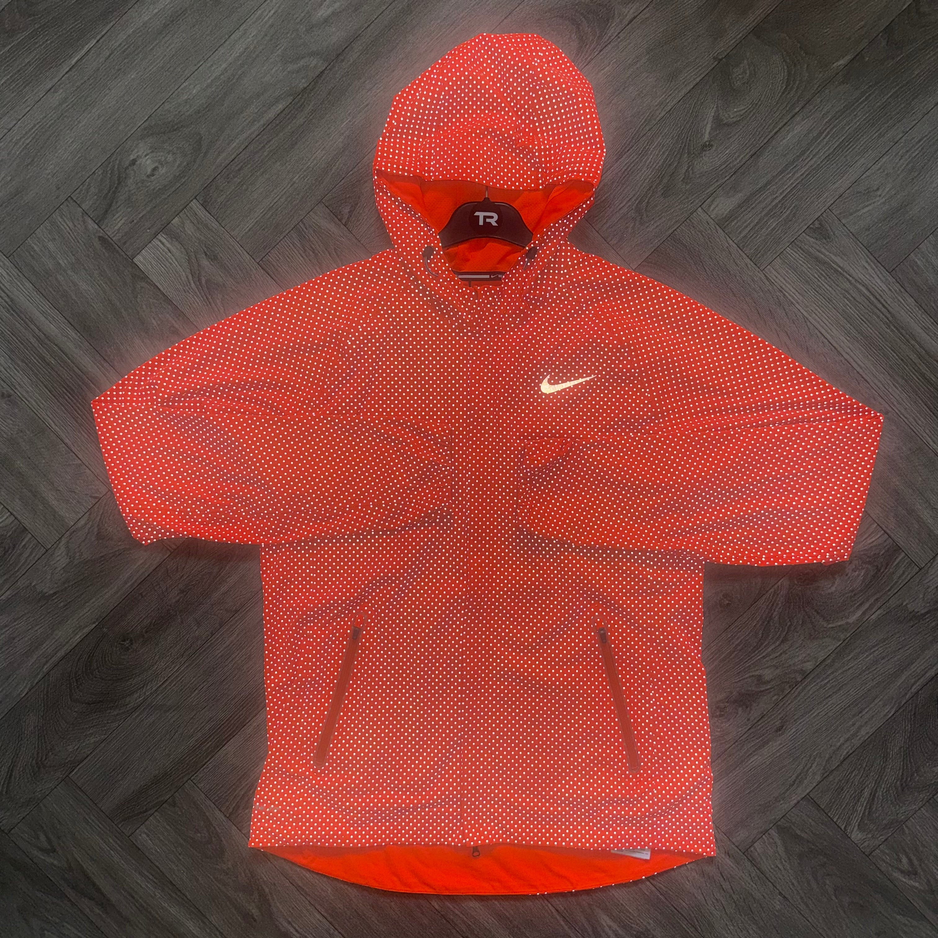 Orange Nike Reflective Storm-Fit Jacket