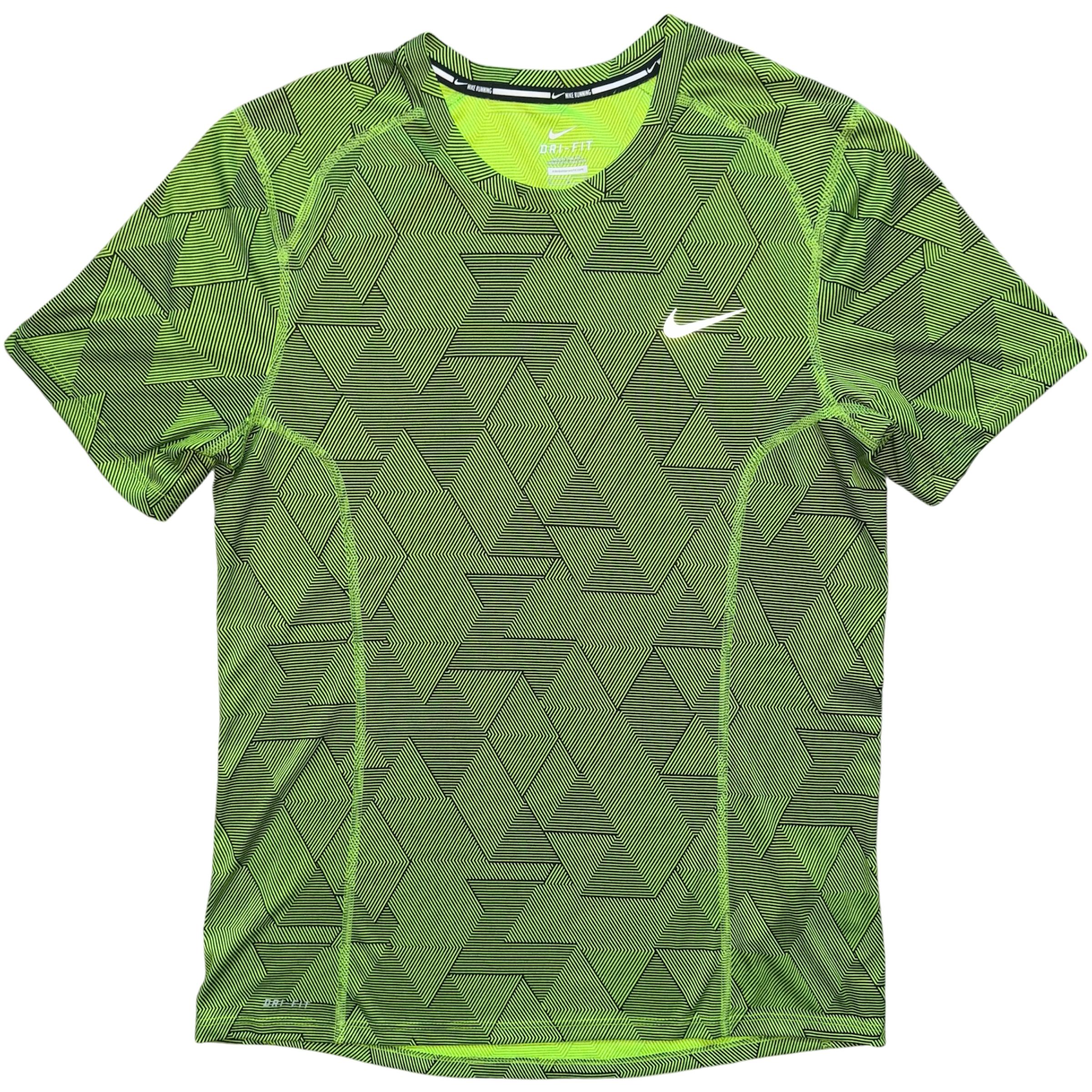 Neon Green Nike Geometry Camo Tee