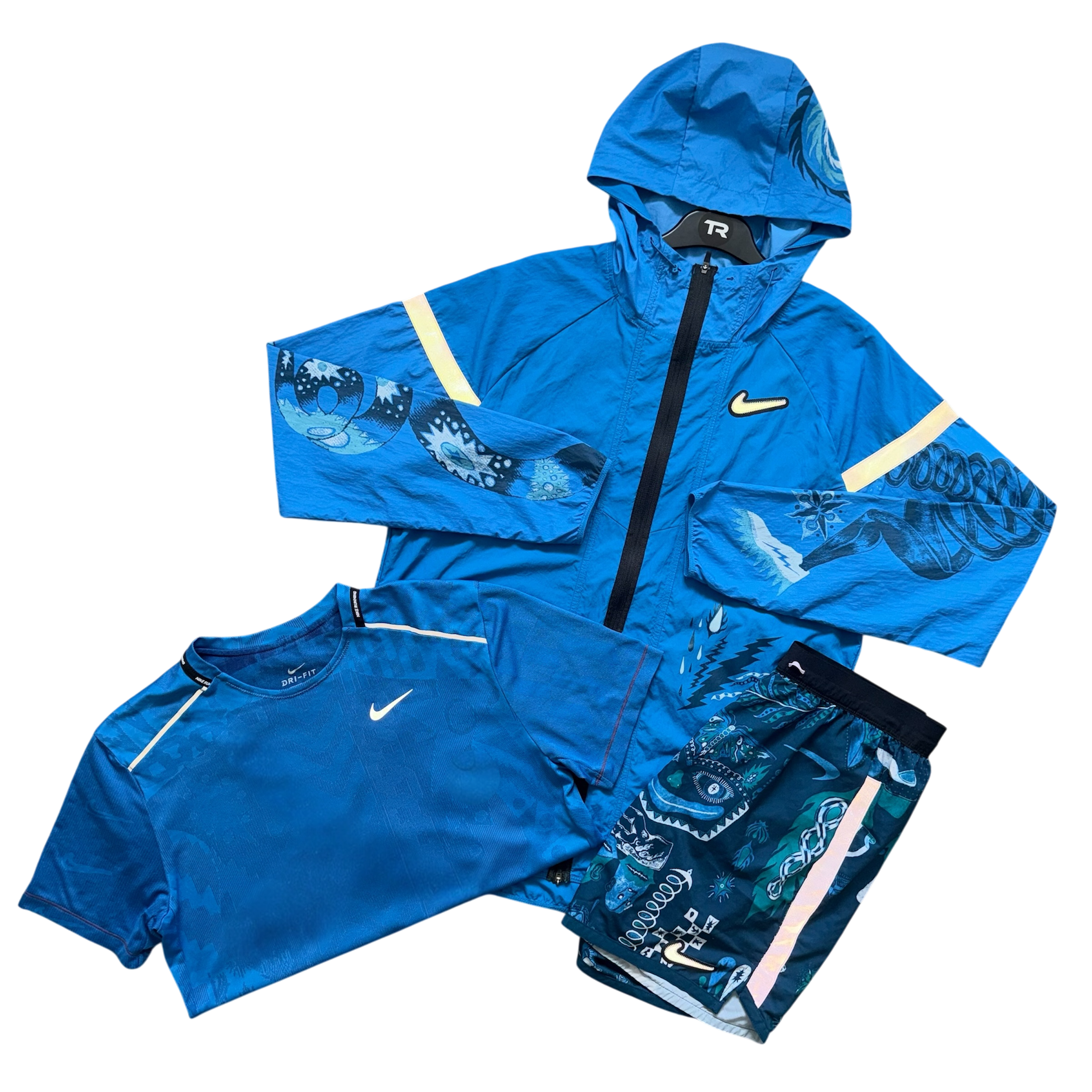 Blue Nike Dragon 3-Piece Set