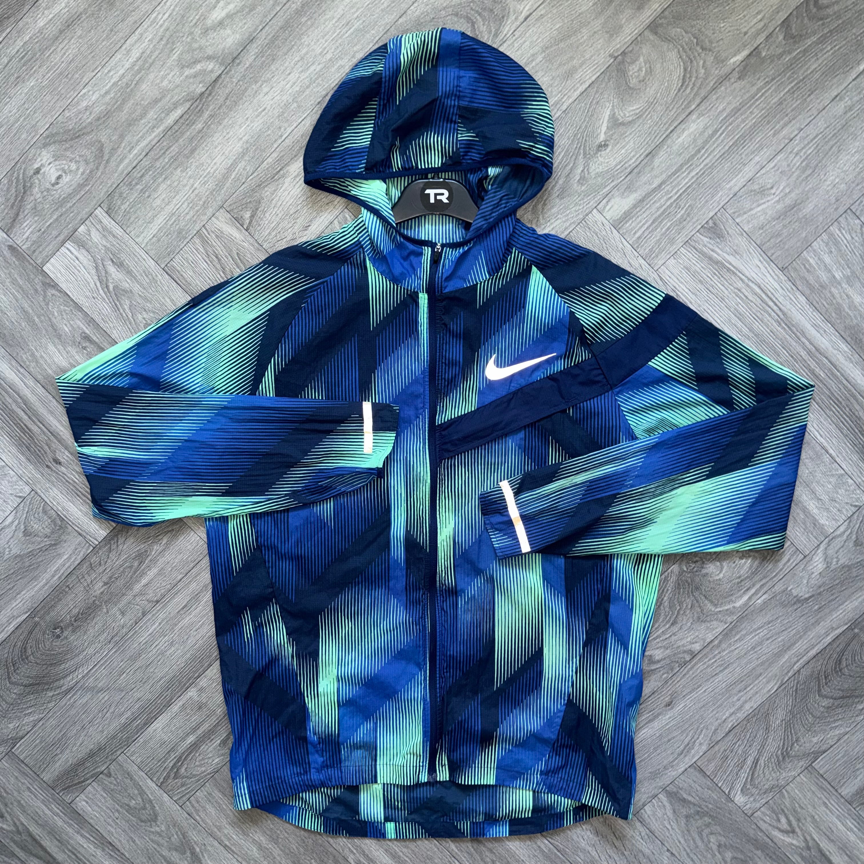 Blue/Green Nike Impossibly Light Jacket