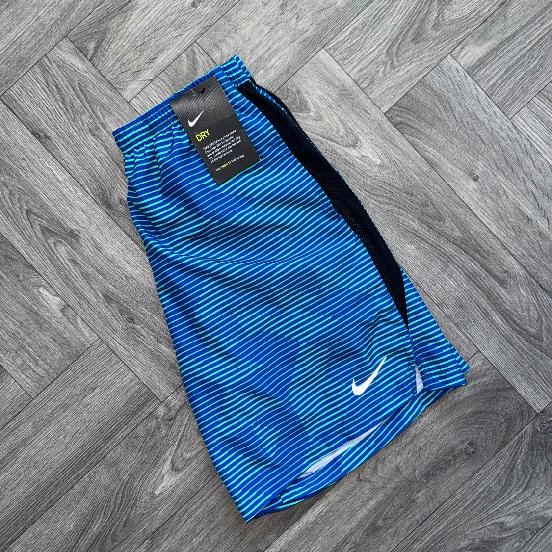 (New) Green/Blue Nike Geometric Camo Shorts