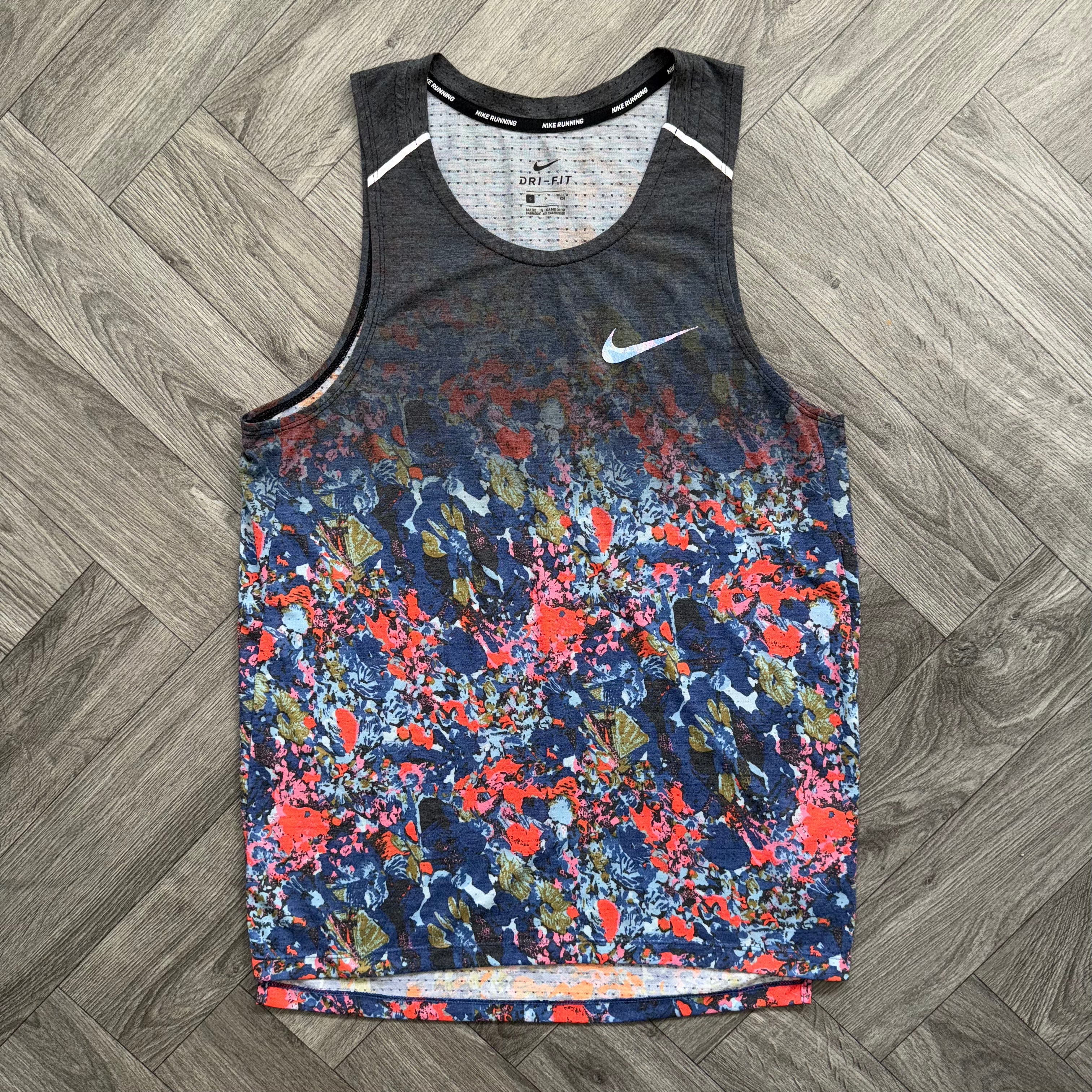 Blue Nike Floral Vest