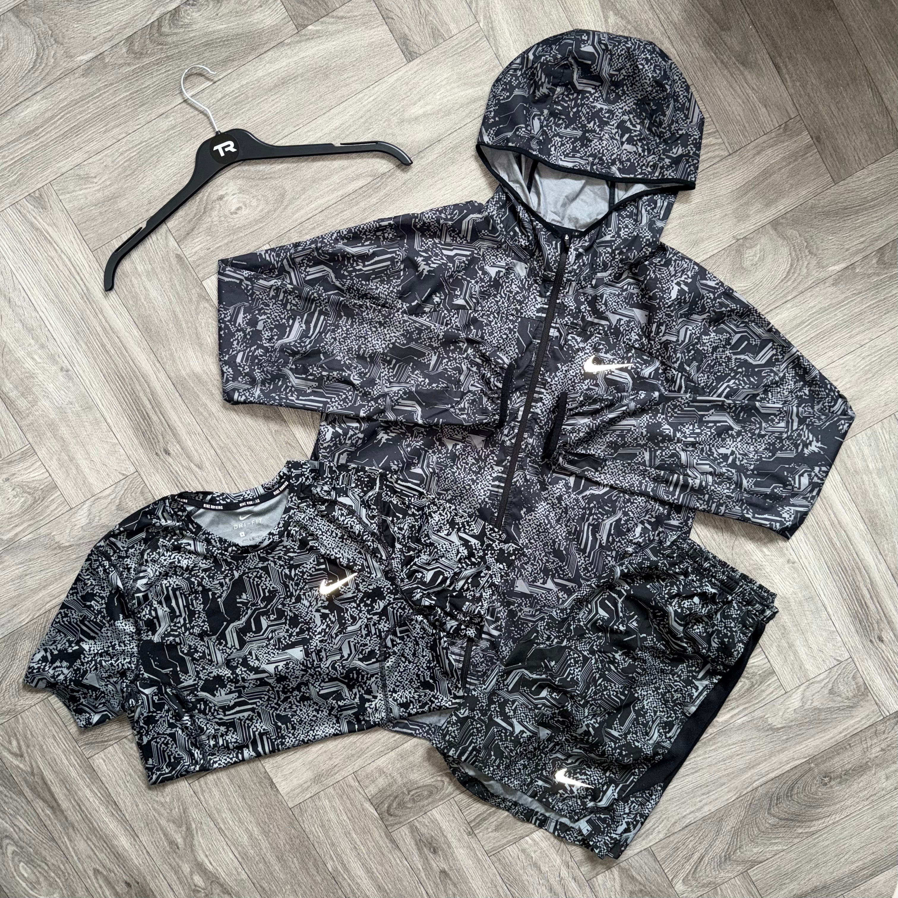 Grey Nike Digital Camo 3-Piece Set