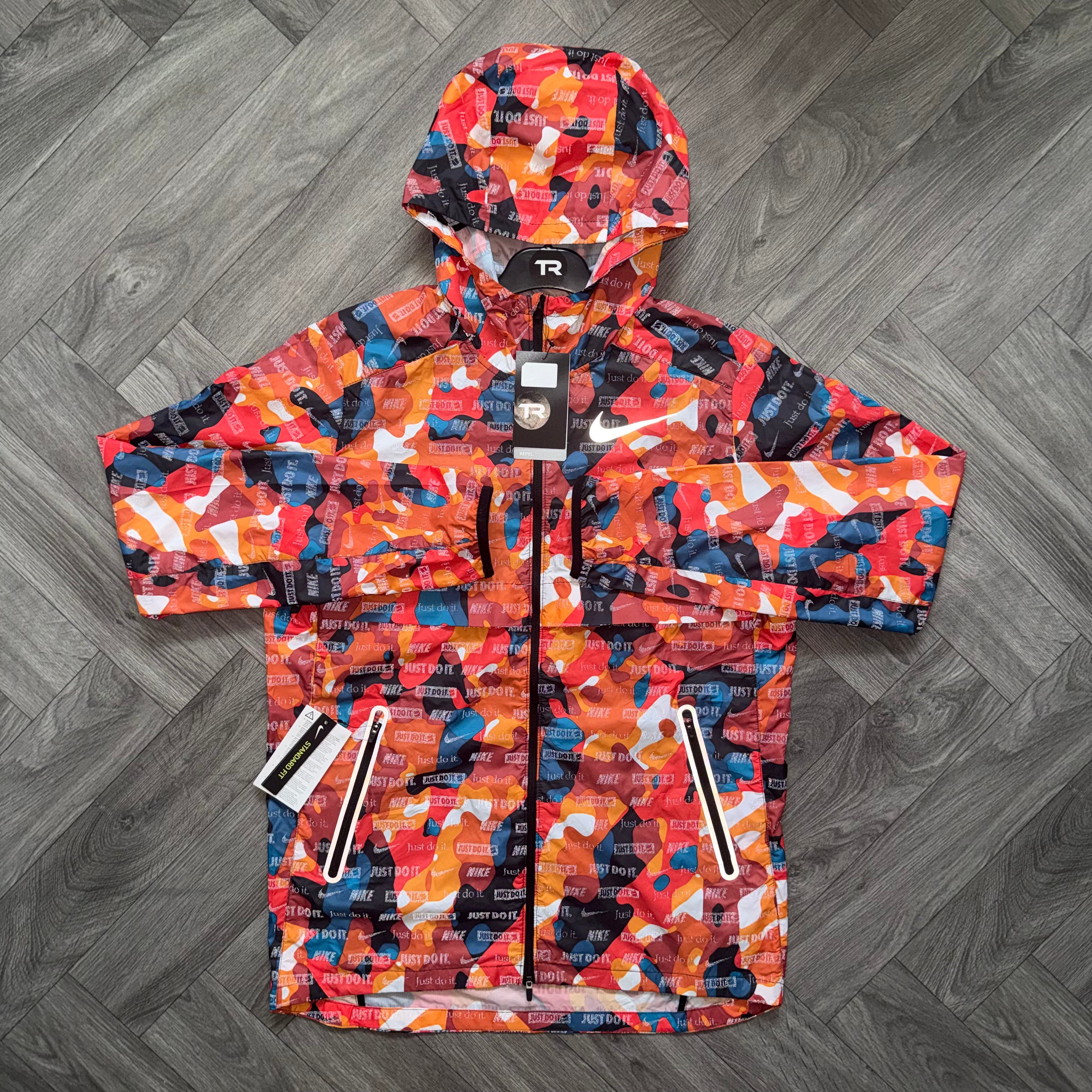 (New) Orange Nike Ghost Flash Reflective Jacket