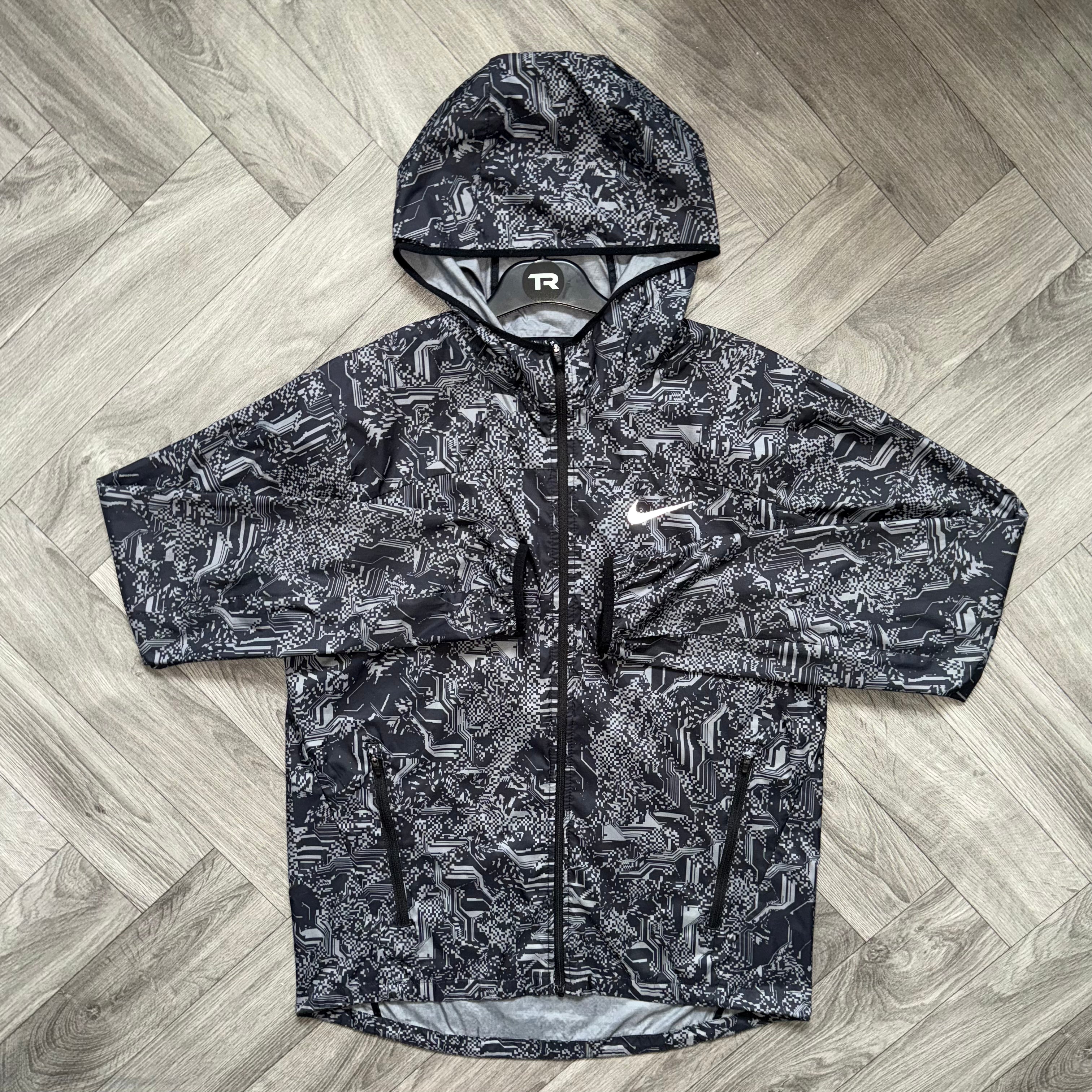 Grey Nike Digital Camo Jacket