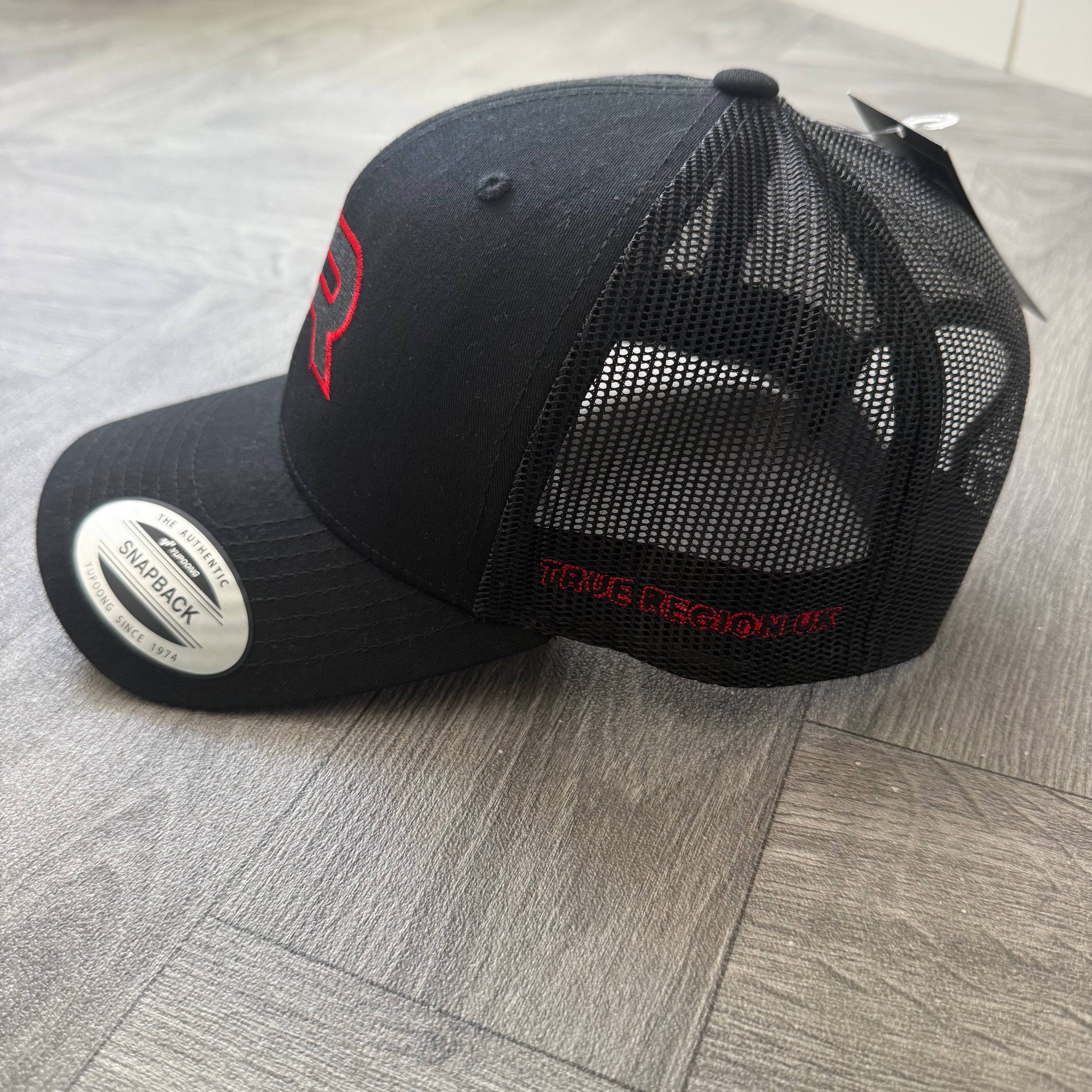Midnight Crimson True Region UK SnapBack Cap
