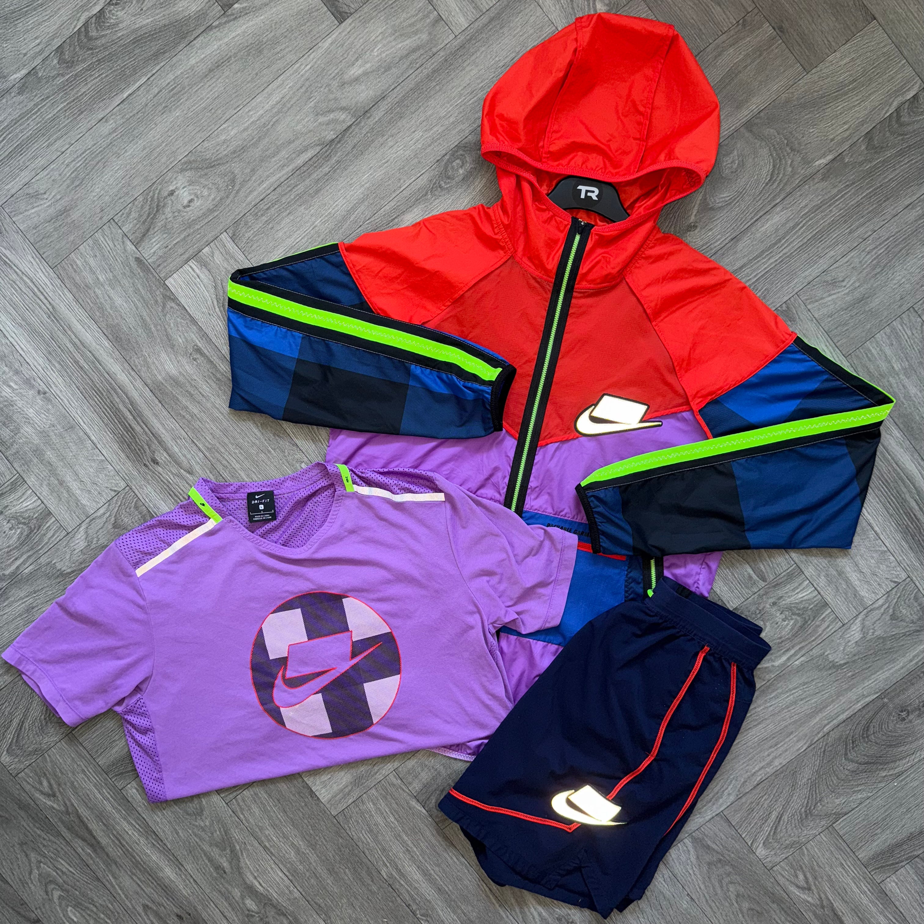 Purple Nike Meekz 3-Piece Set