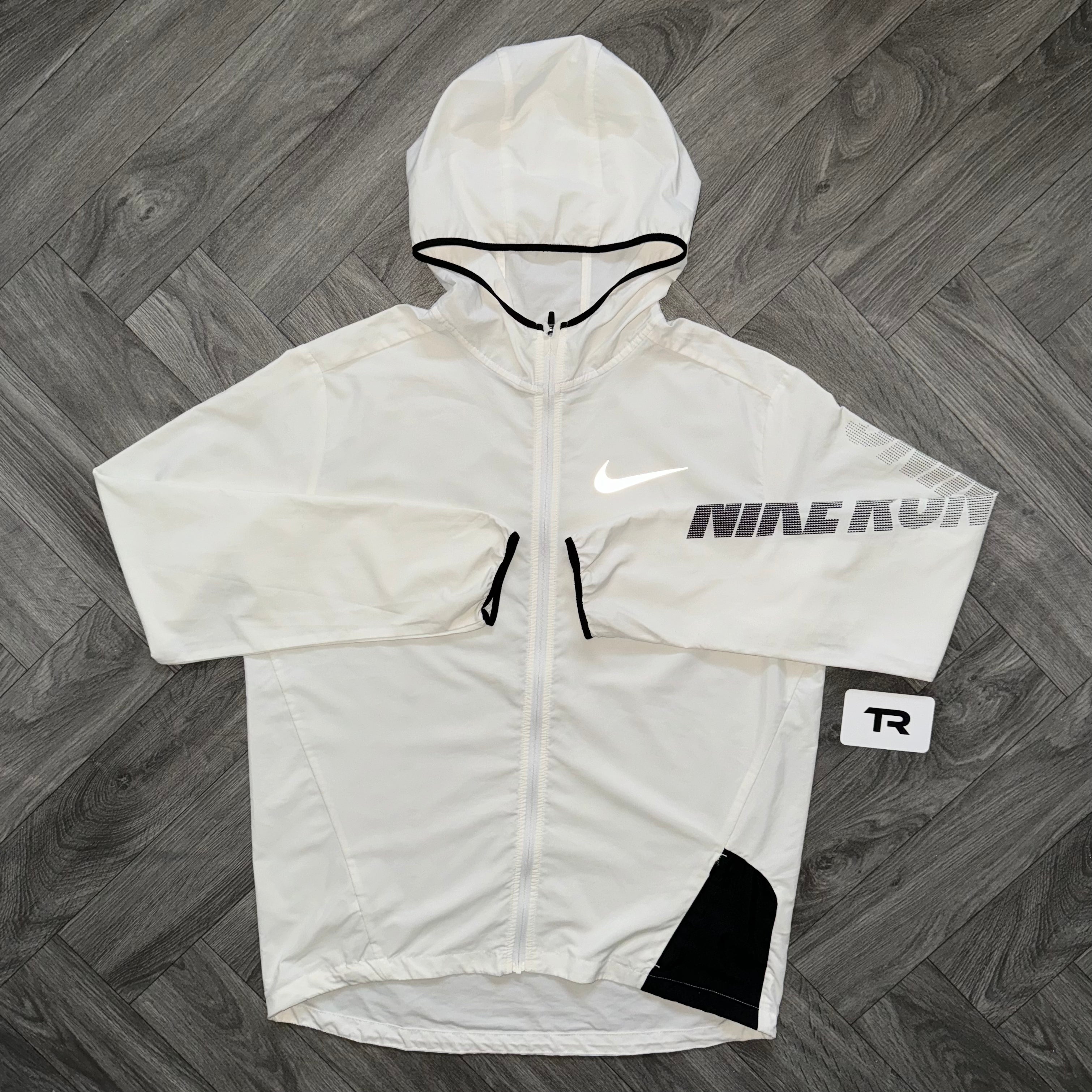 White Nike Running Jacket