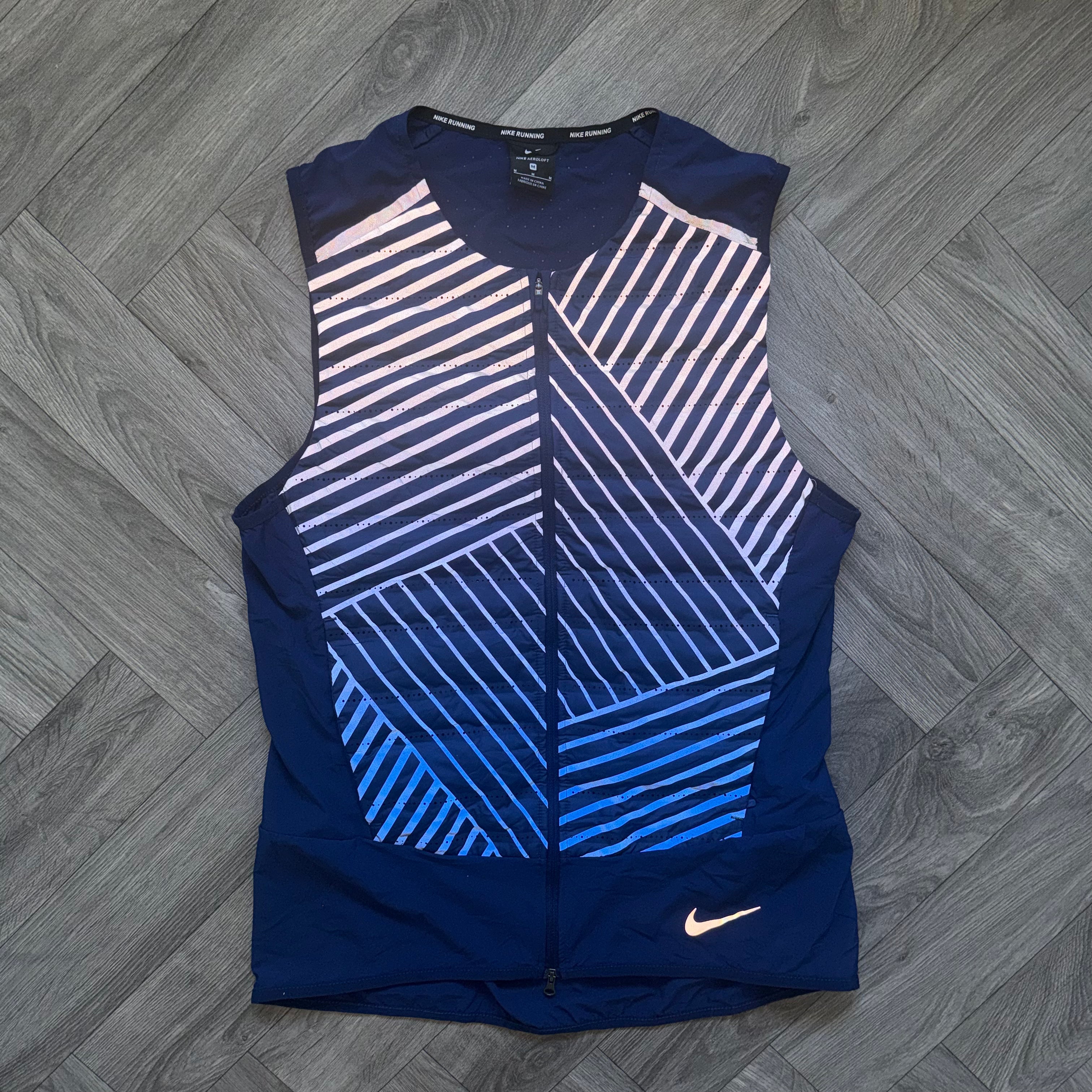 Navy Nike Aeroloft Reflective Gilet
