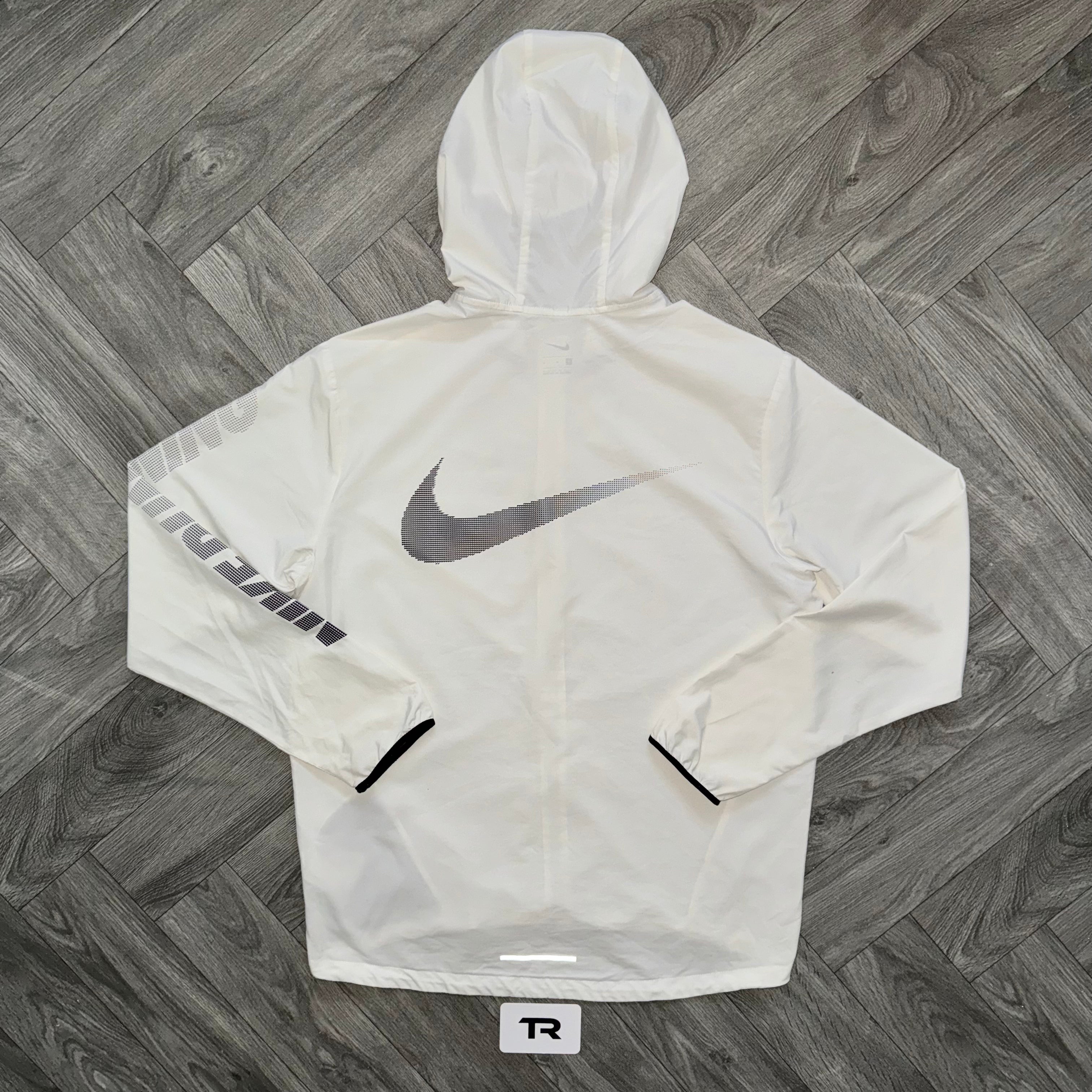 White Nike Running Jacket