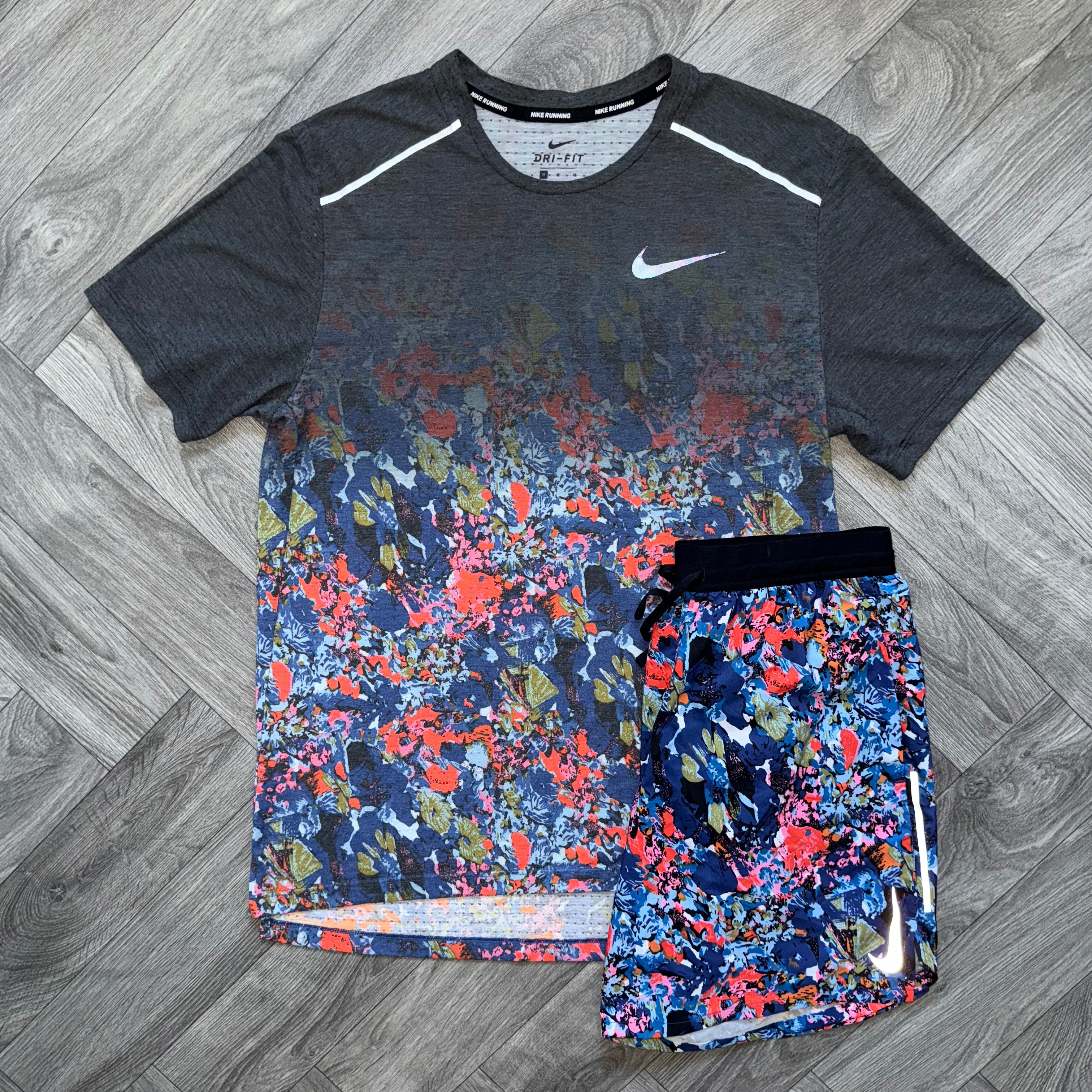 Purple Nike Floral Miler Set