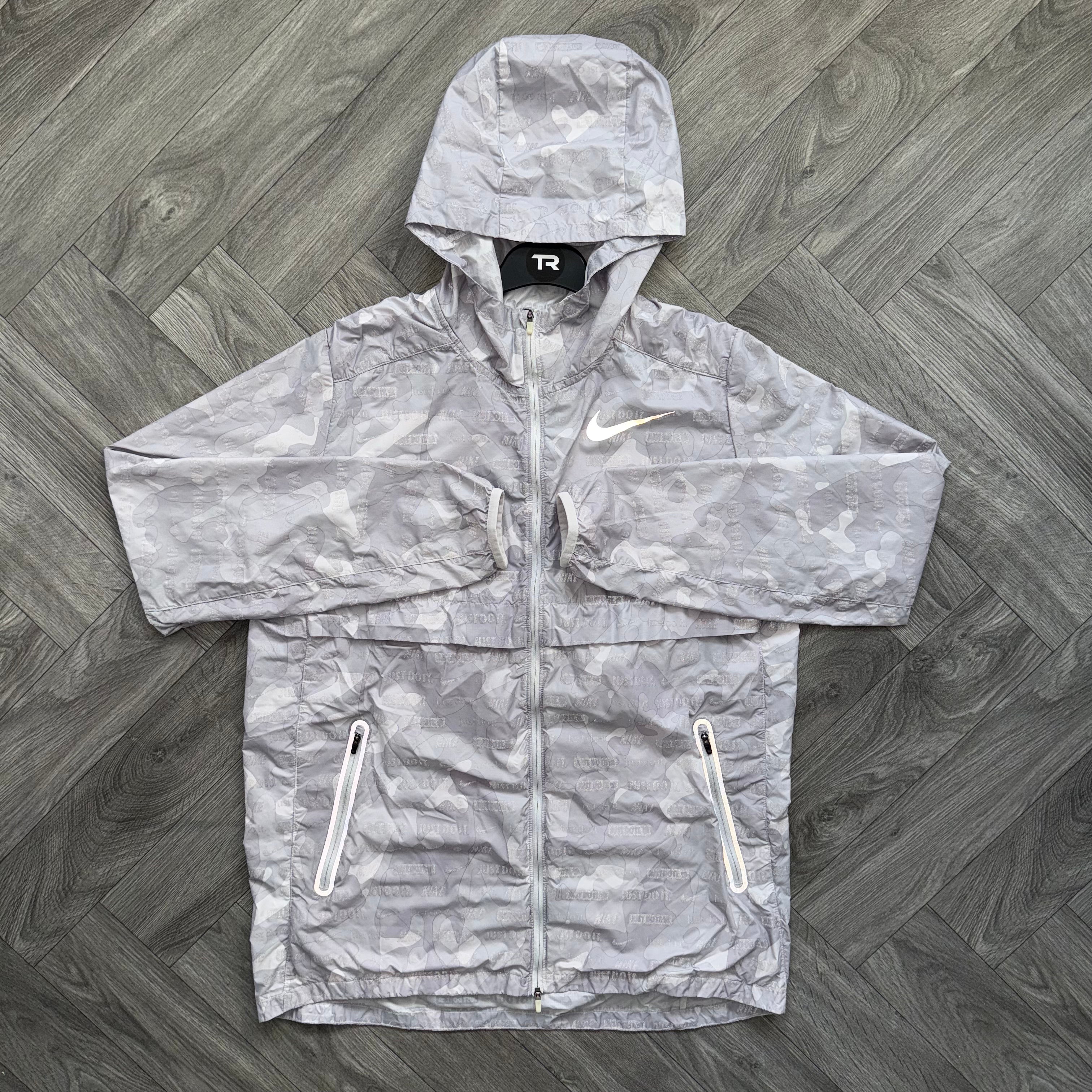 Grey Nike Ghost Flash Reflective Jacket