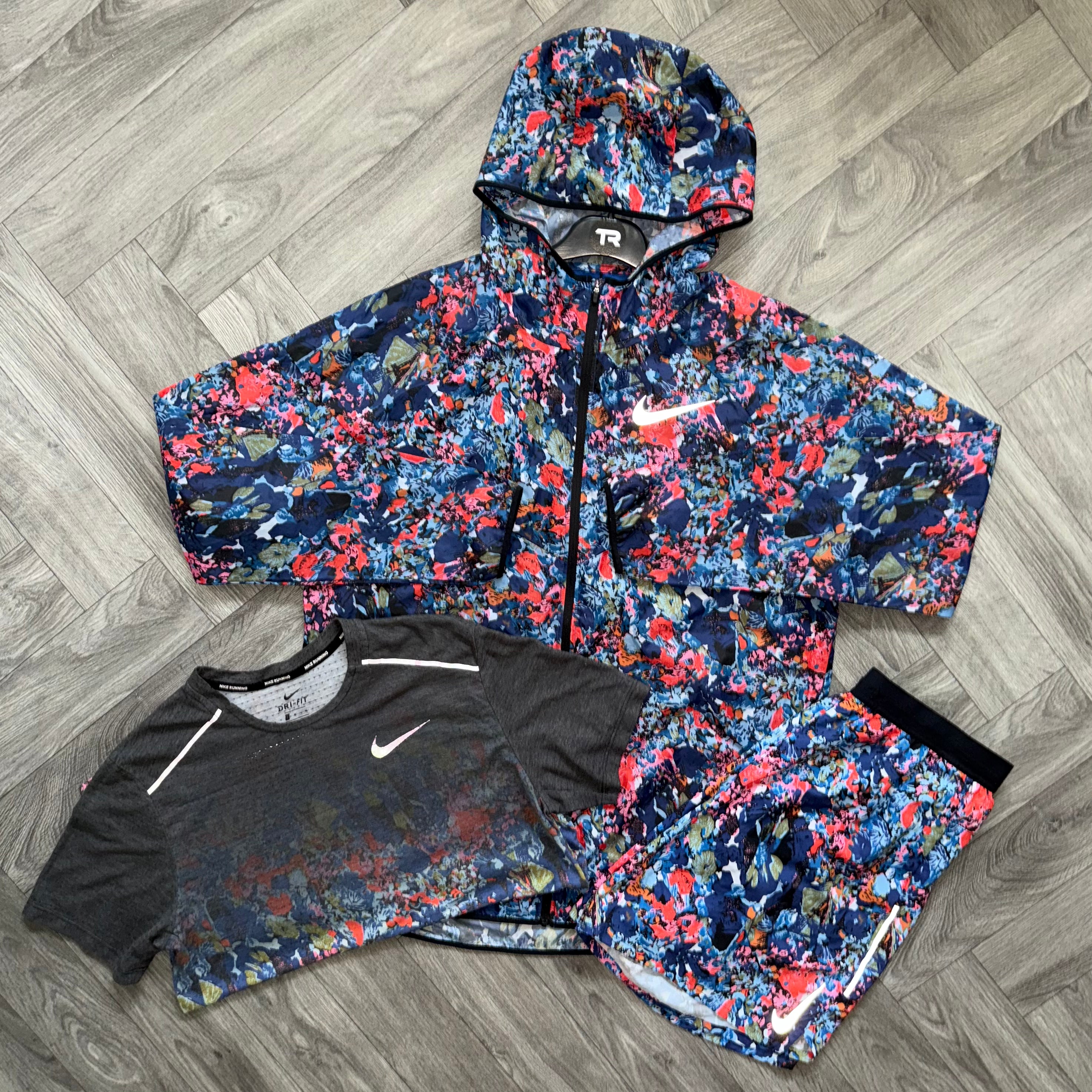 Purple Nike Floral 3-Piece Set