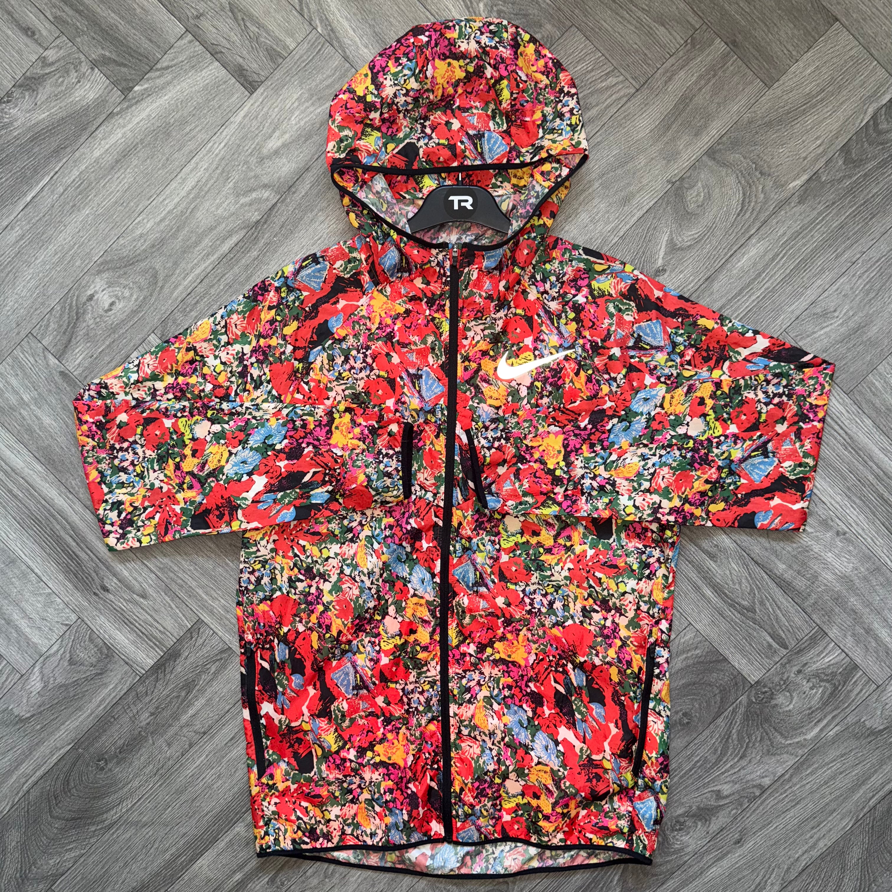 Orange Nike Floral Jacket