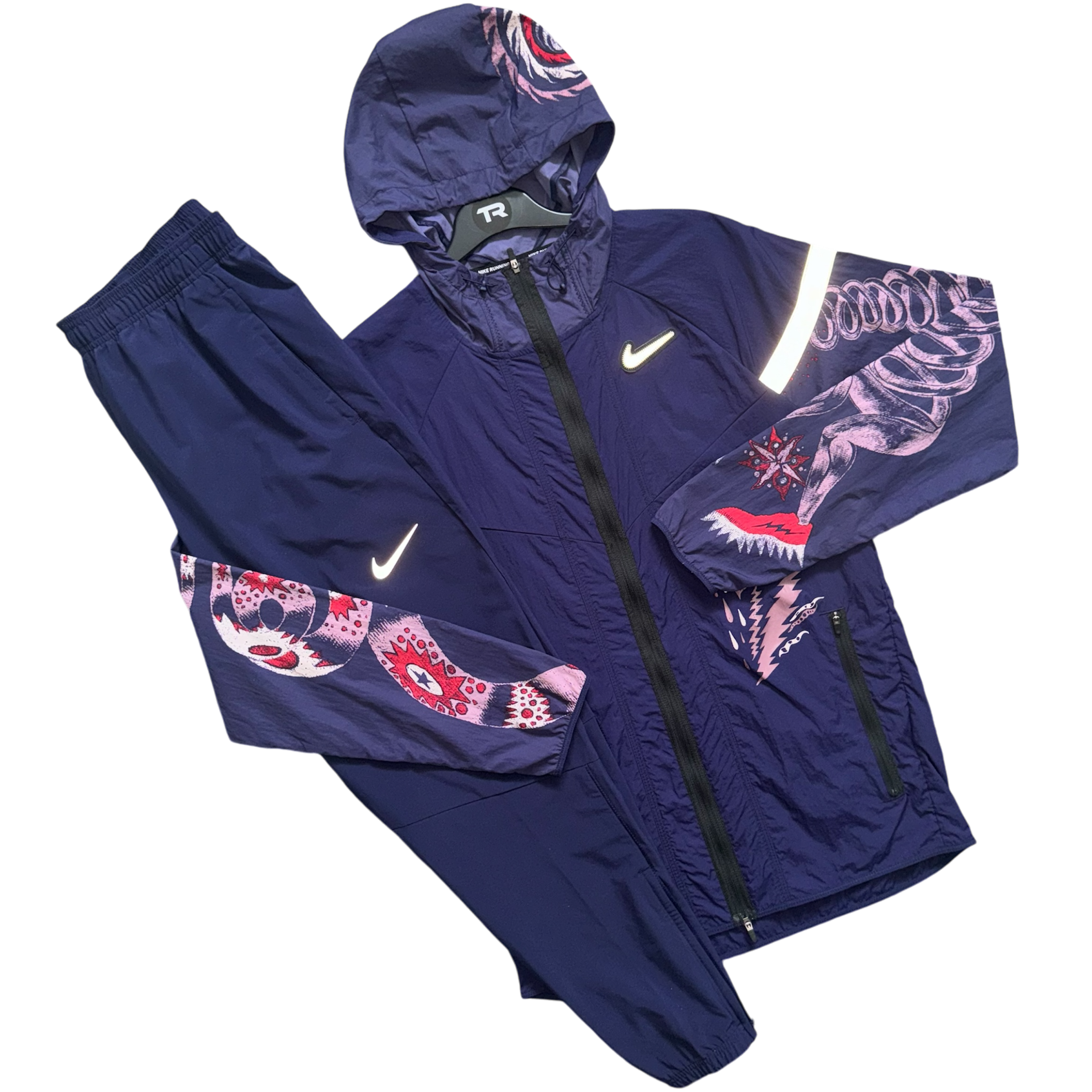 Midnight Purple Dragon Tracksuit Set
