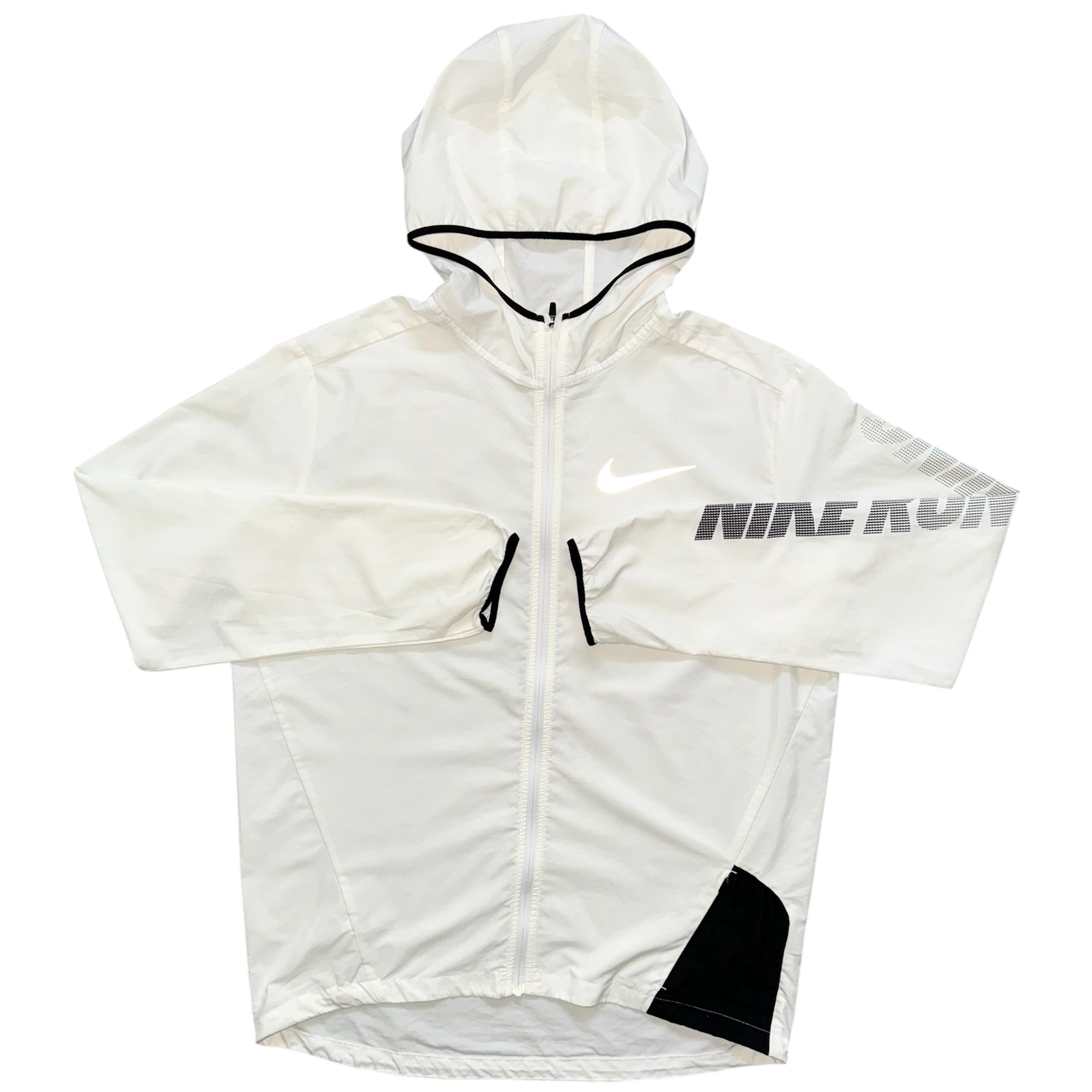 White Nike Running Jacket