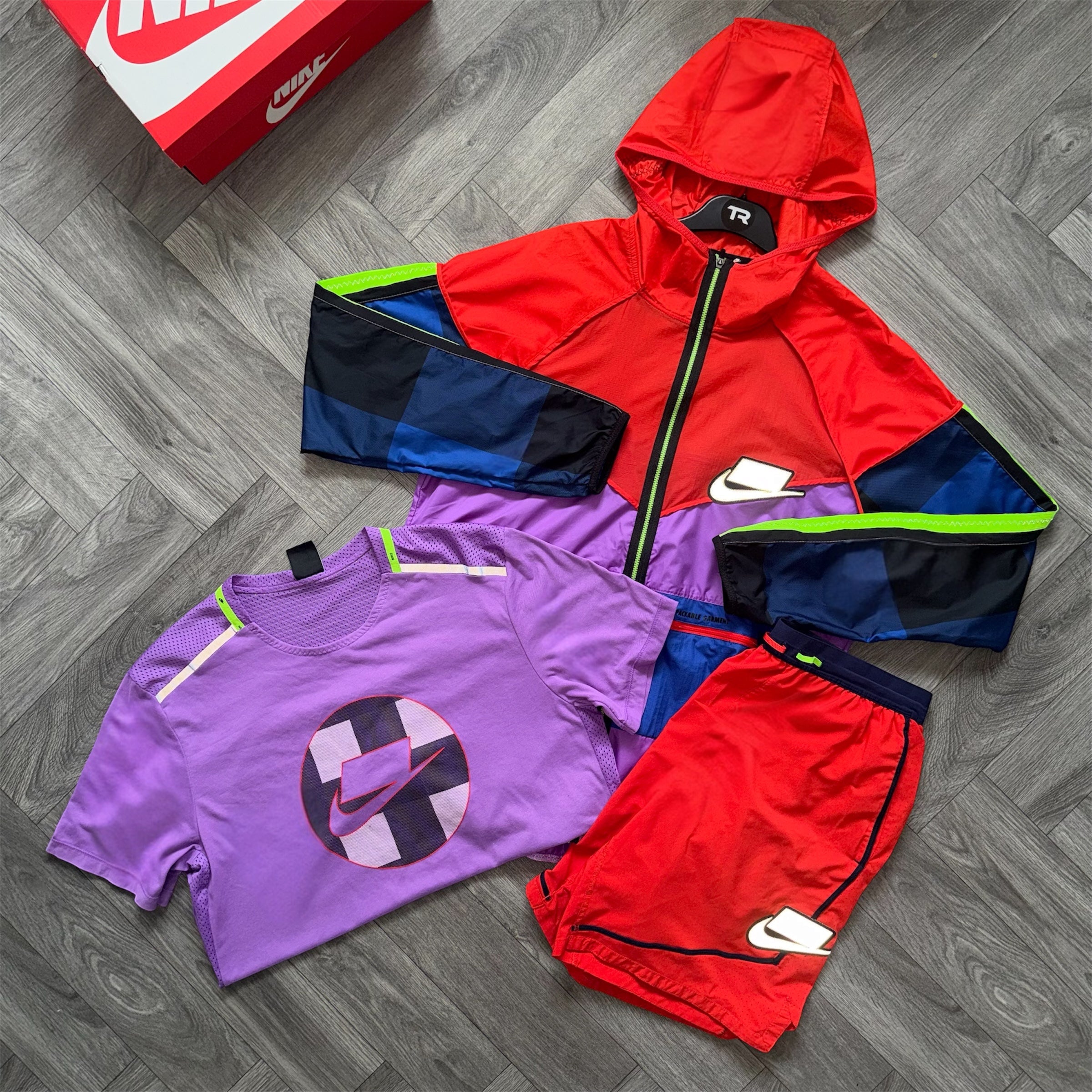 Red Nike Meekz 3-Piece Set