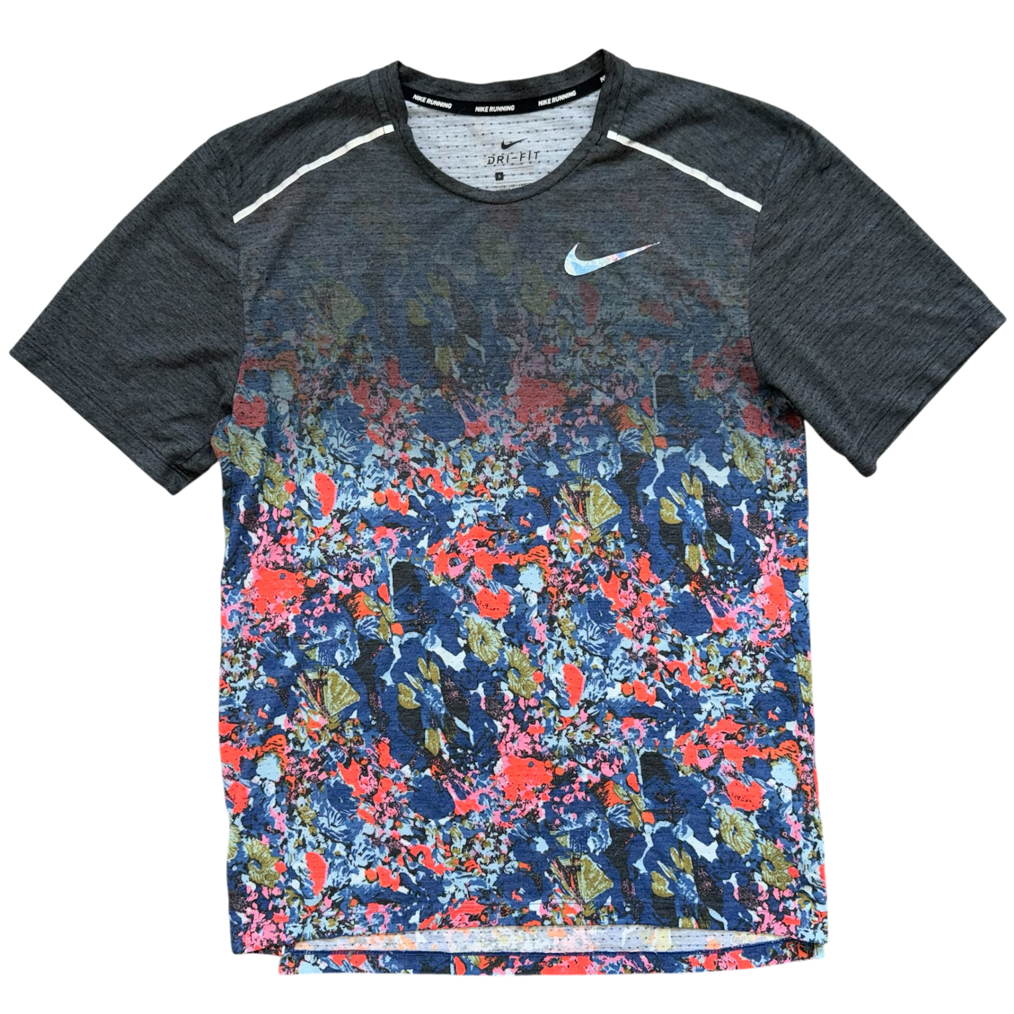 Purple Nike Floral Miler Tee