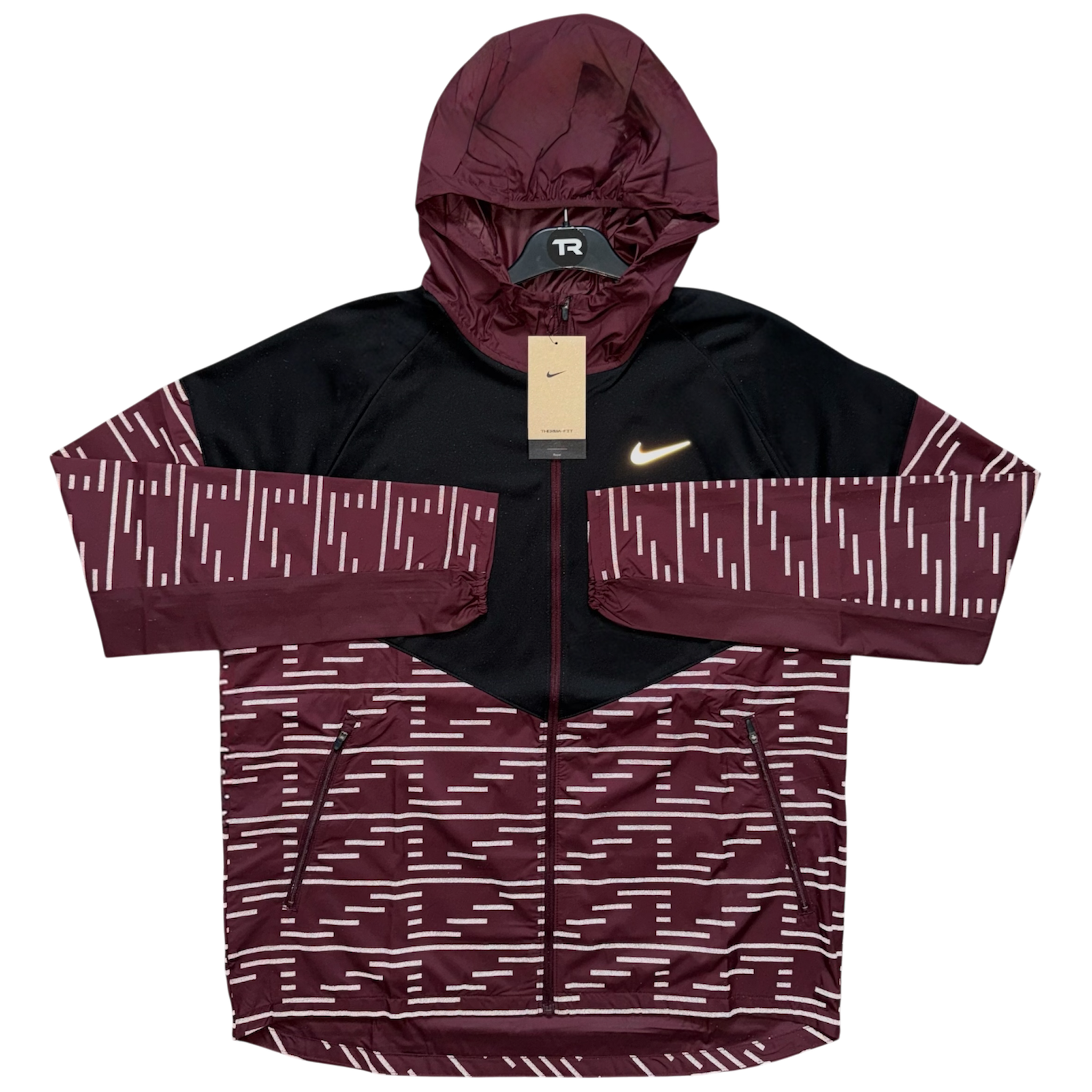(New) Beetroot Nike Therma-Fit Reflective Jacket