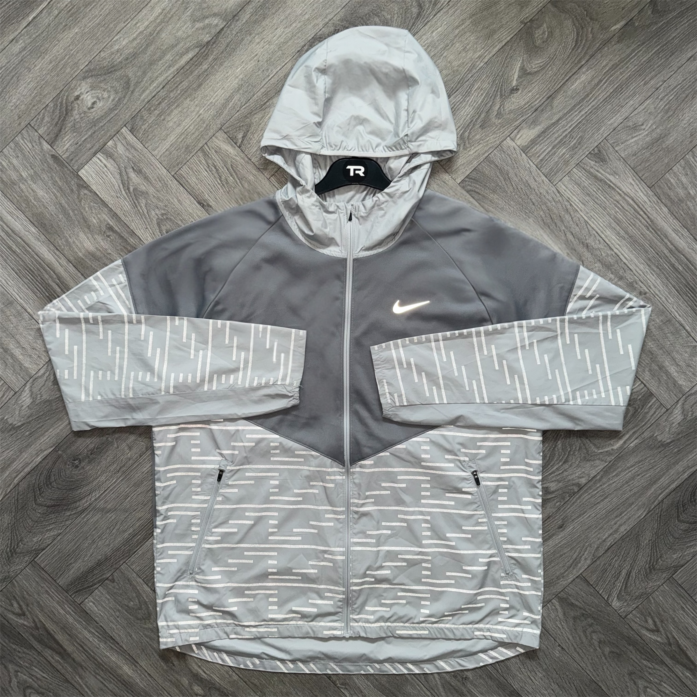 Grey Nike Therma-Fit Reflective Jacket