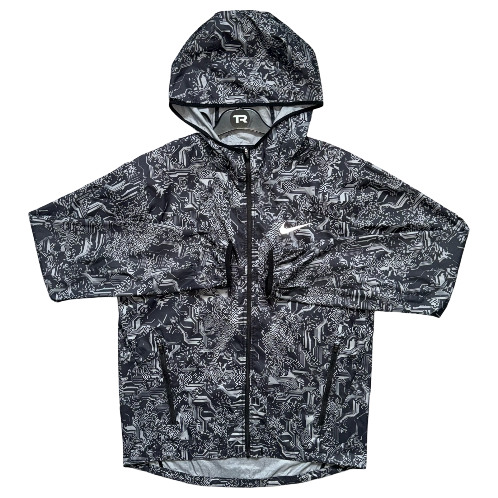 Grey Nike Digital Camo Jacket