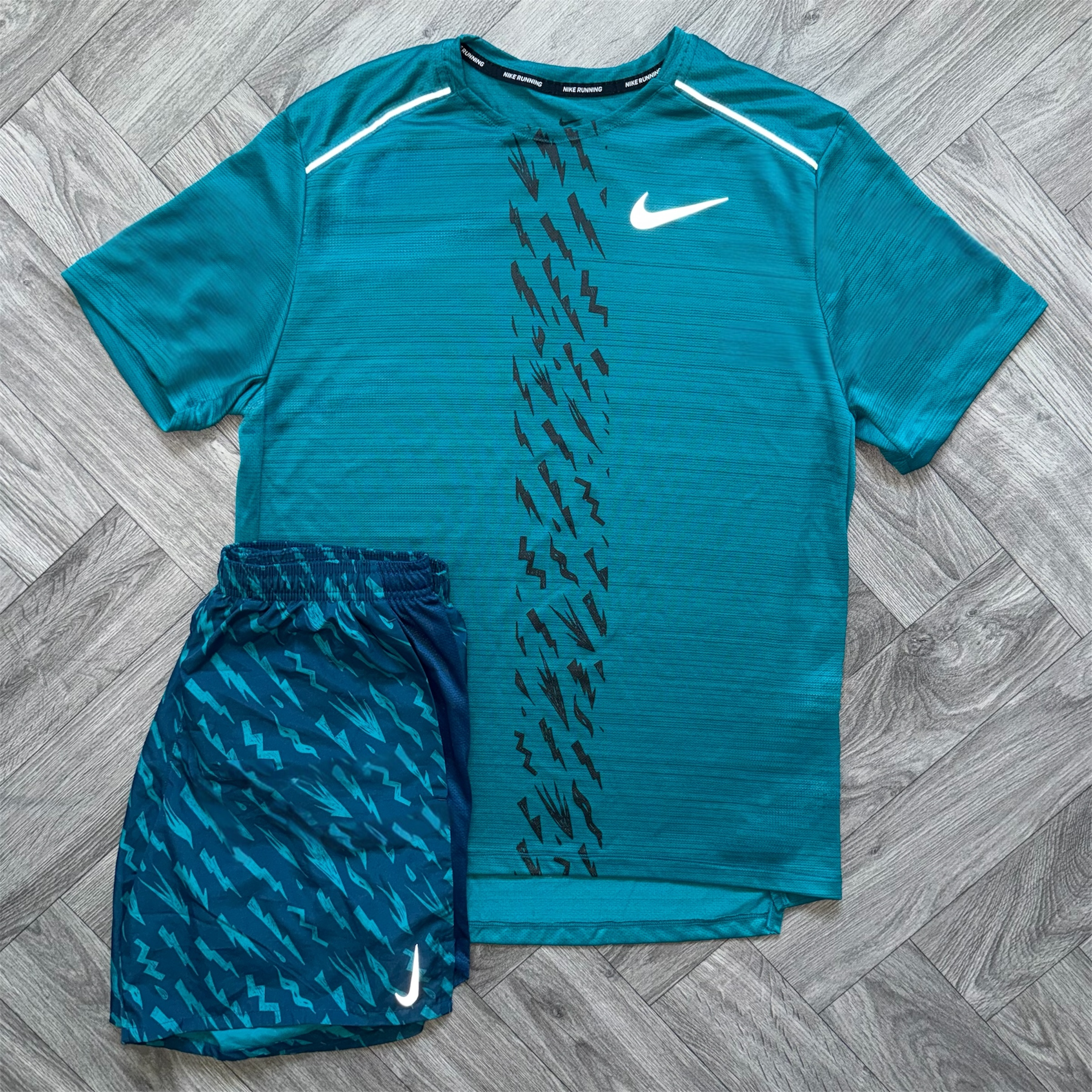 Teal Nike Bolt Miler Set