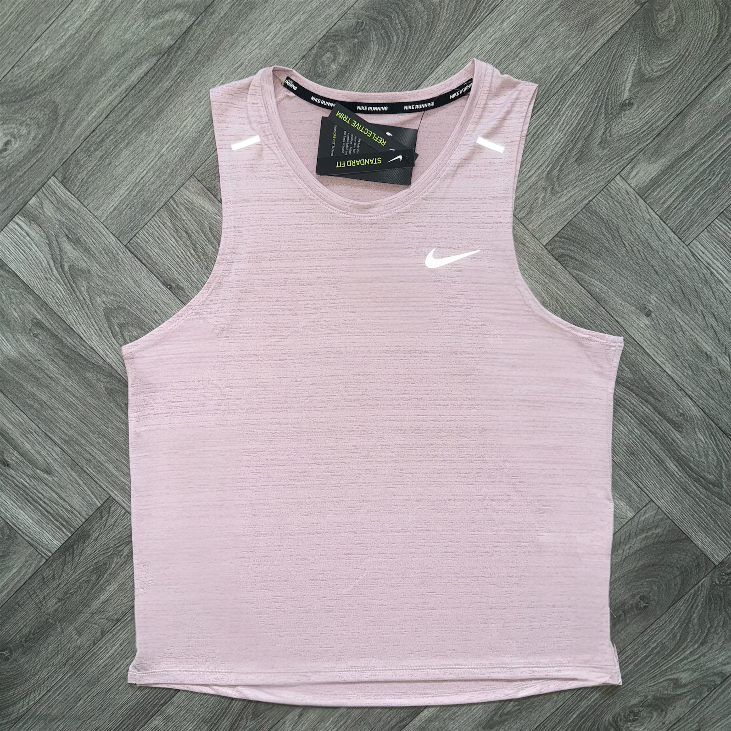 Pink Foam Nike Miler Vest