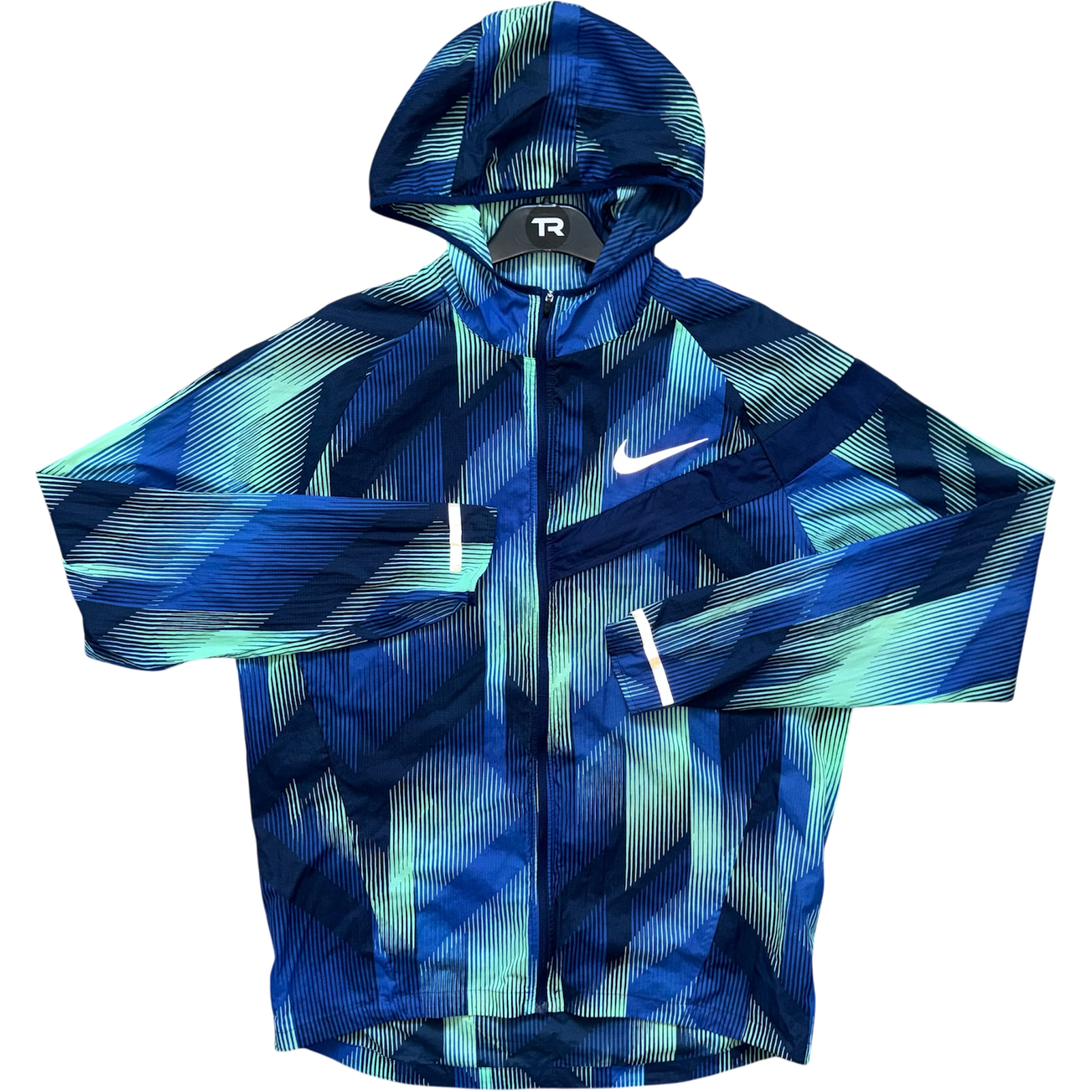 Blue/Green Nike Impossibly Light Jacket