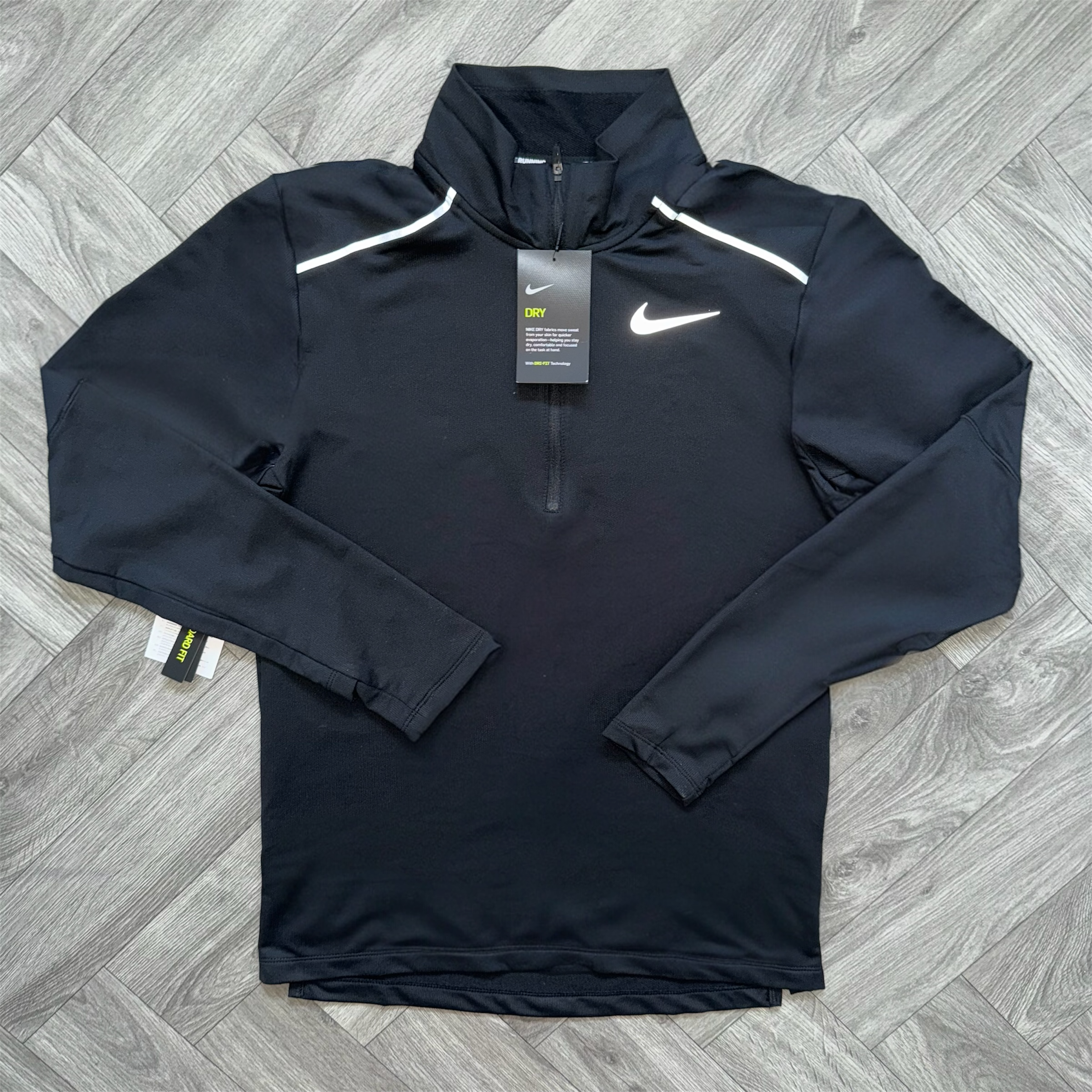 Black Nike Miler 1/4 Zip Pullover