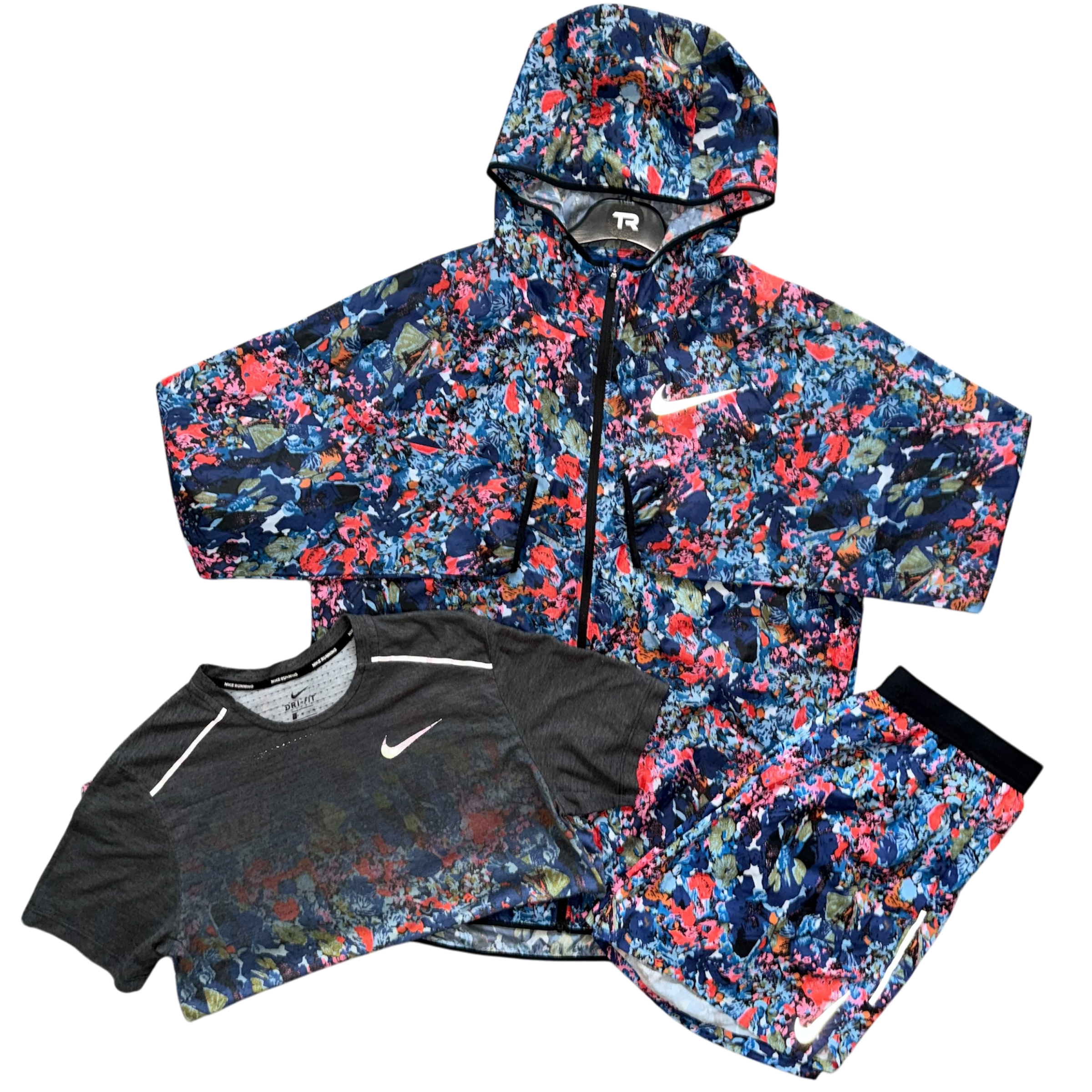 Purple Nike Floral 3-Piece Set