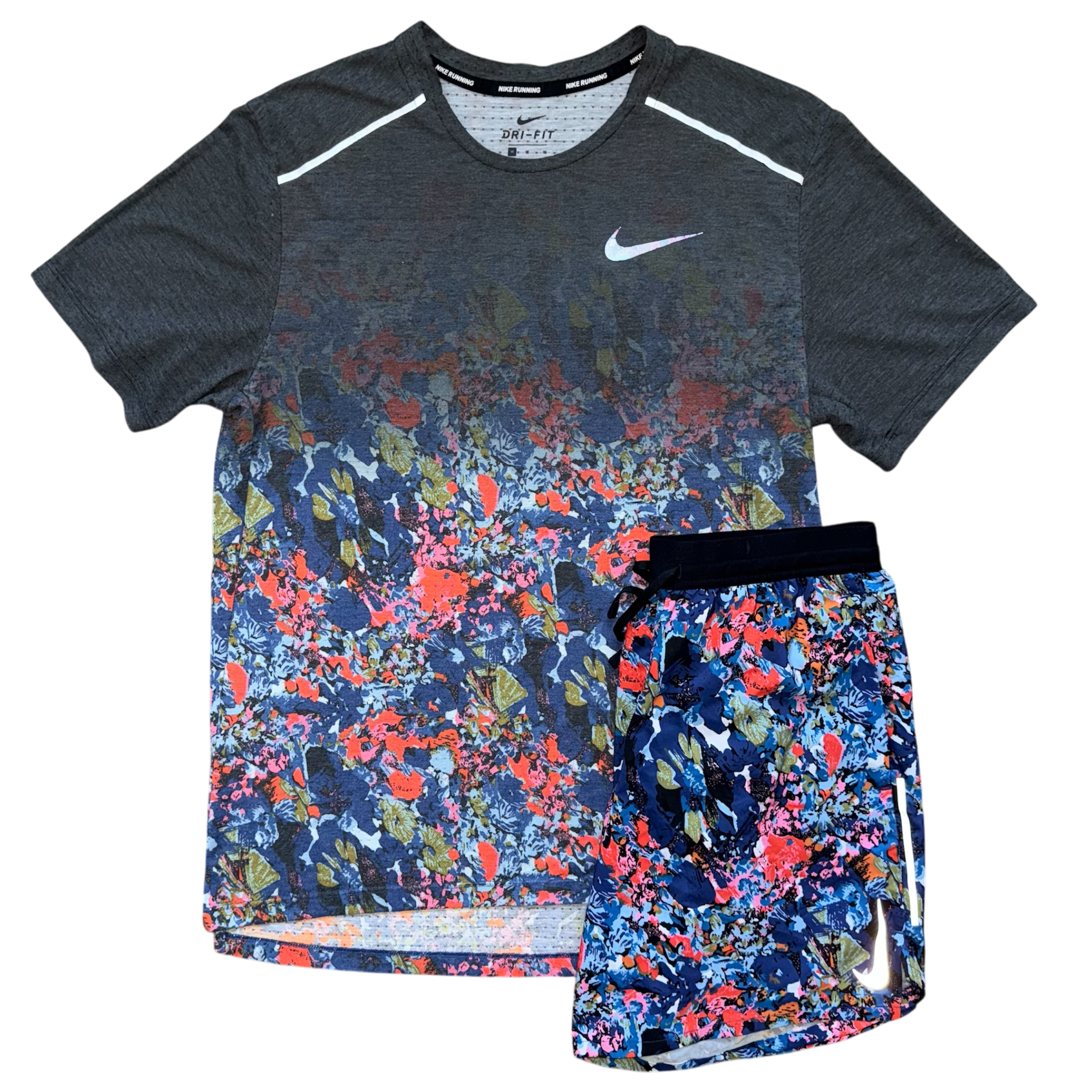 Purple Nike Floral Miler Set