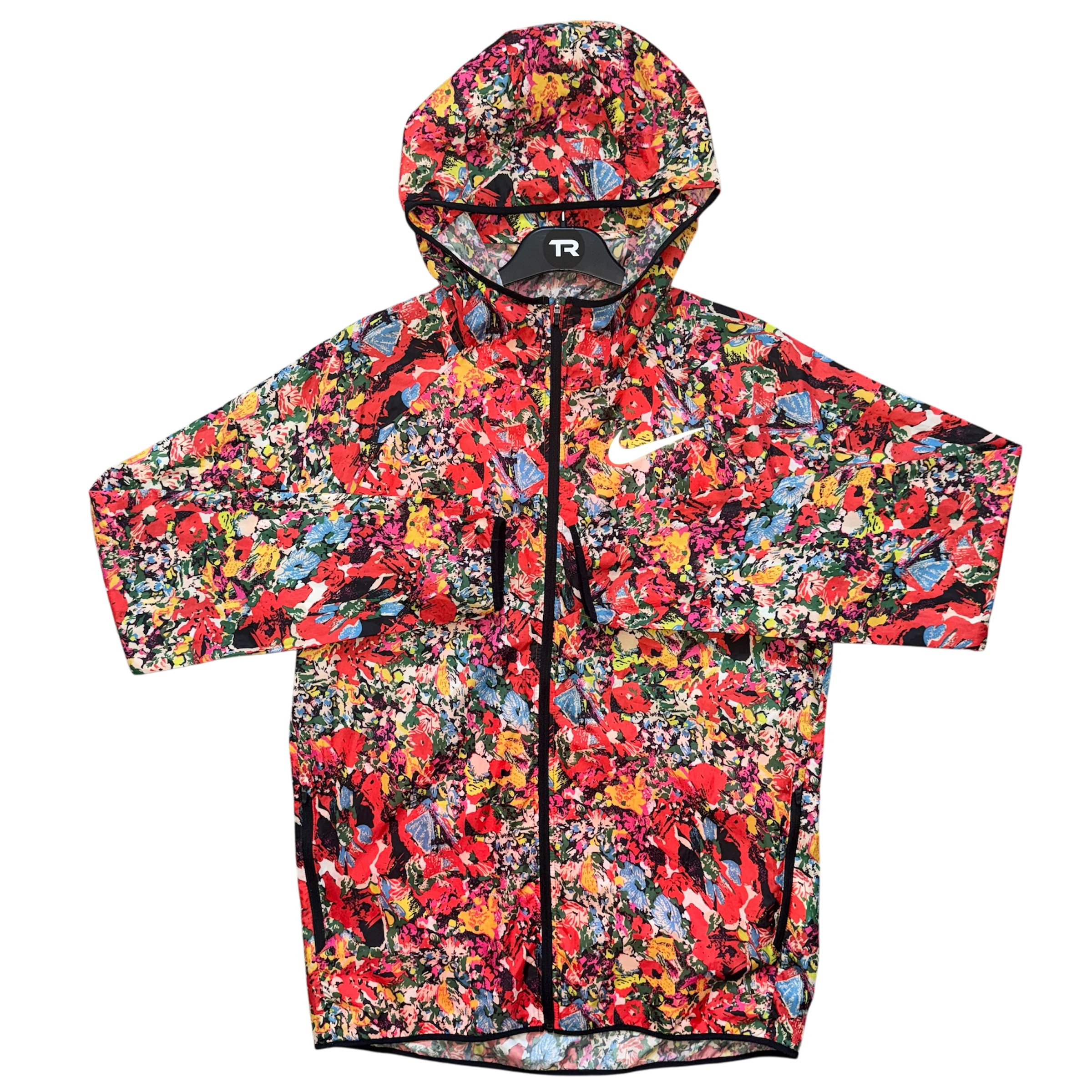 Orange Nike Floral Jacket