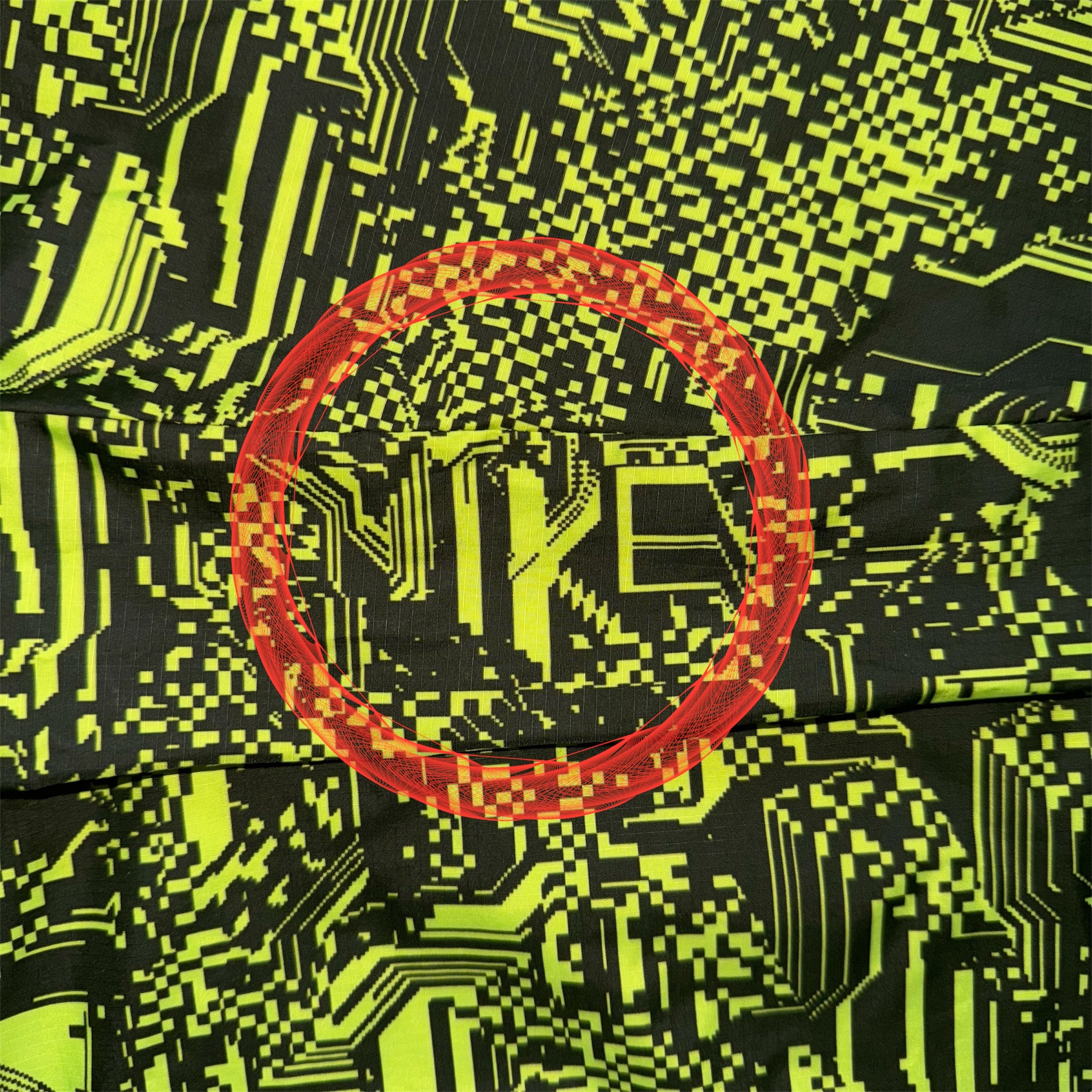 (New) Neon Nike Digital Camo Jacket