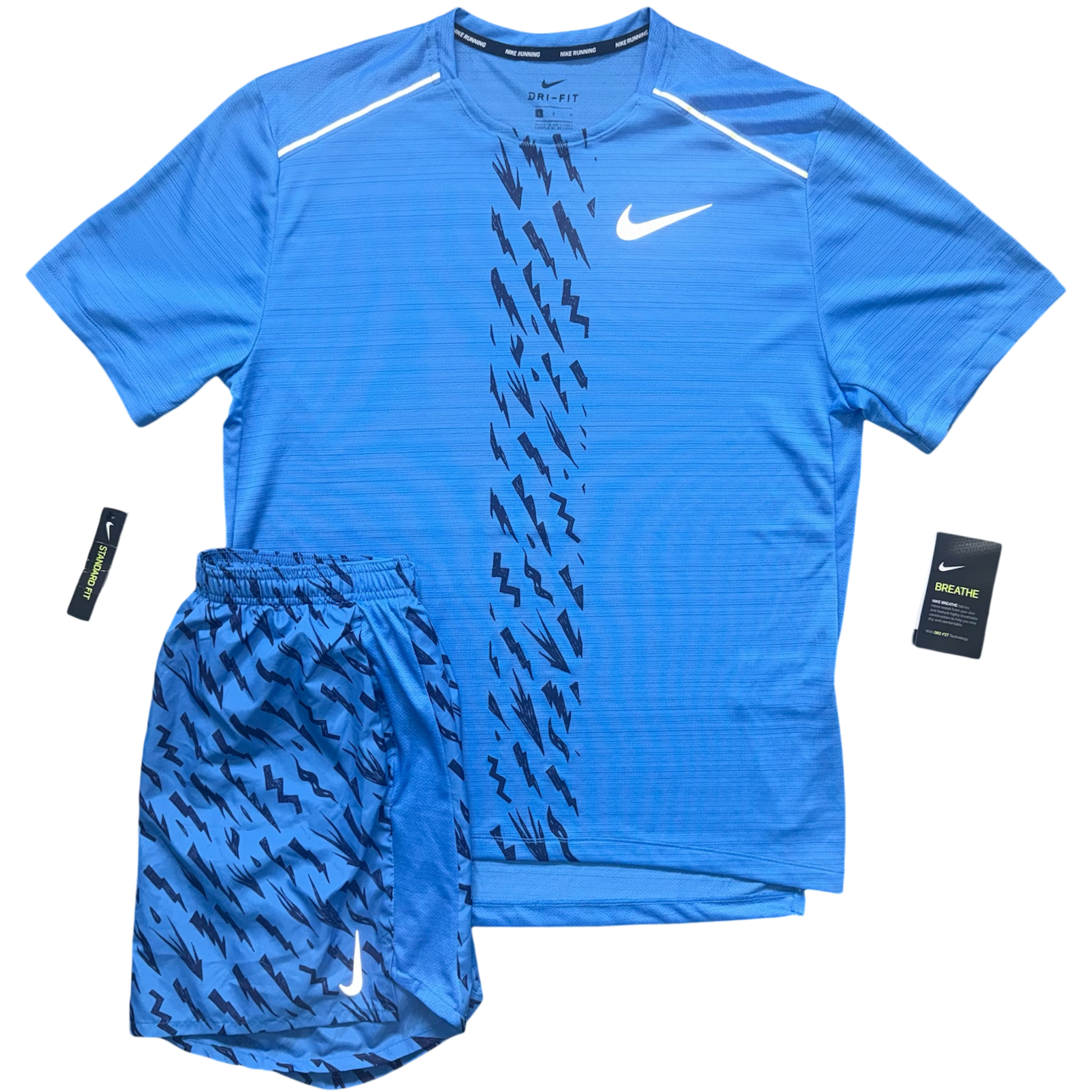 (New) Blue Nike Bolt Set