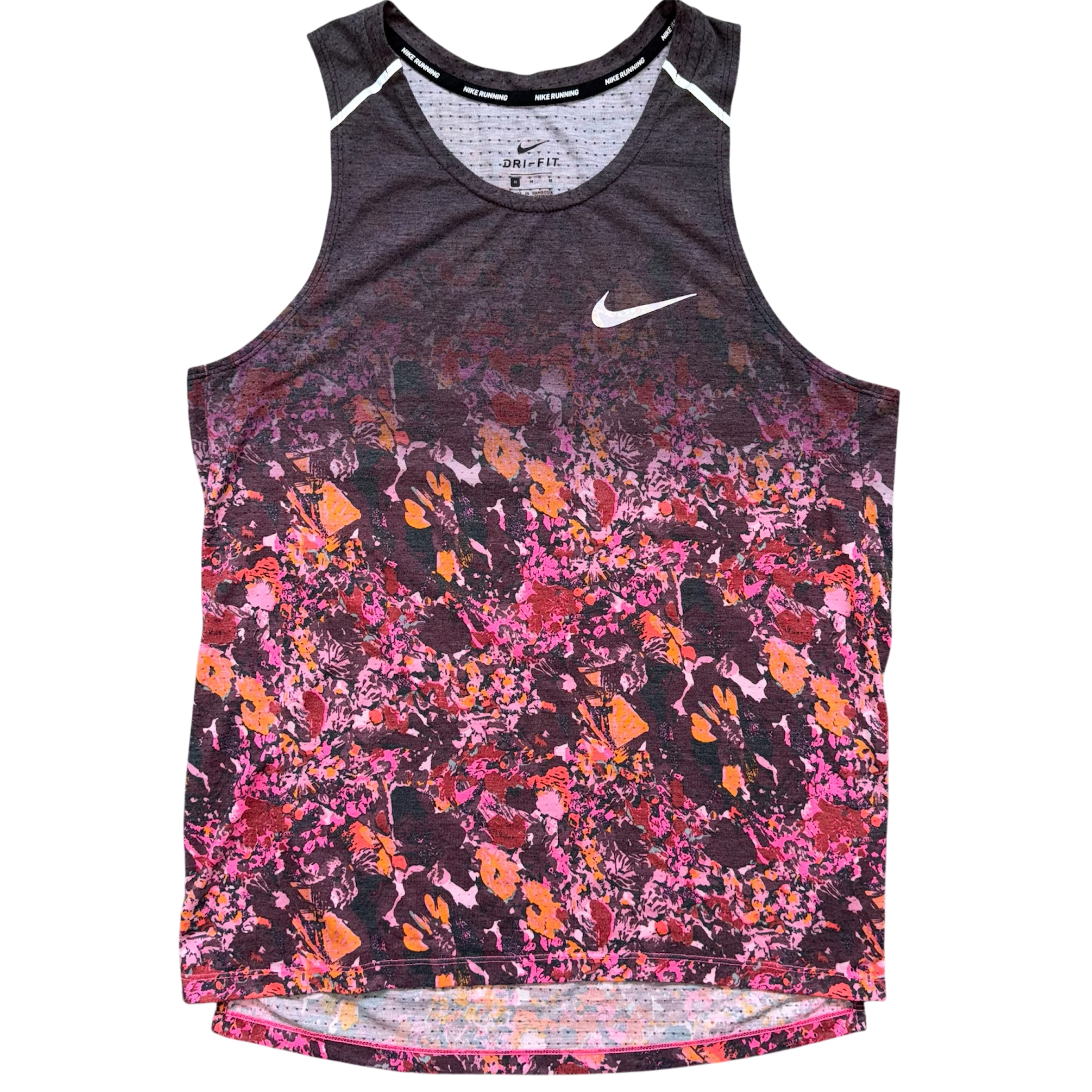 Pink Nike Floral Vest