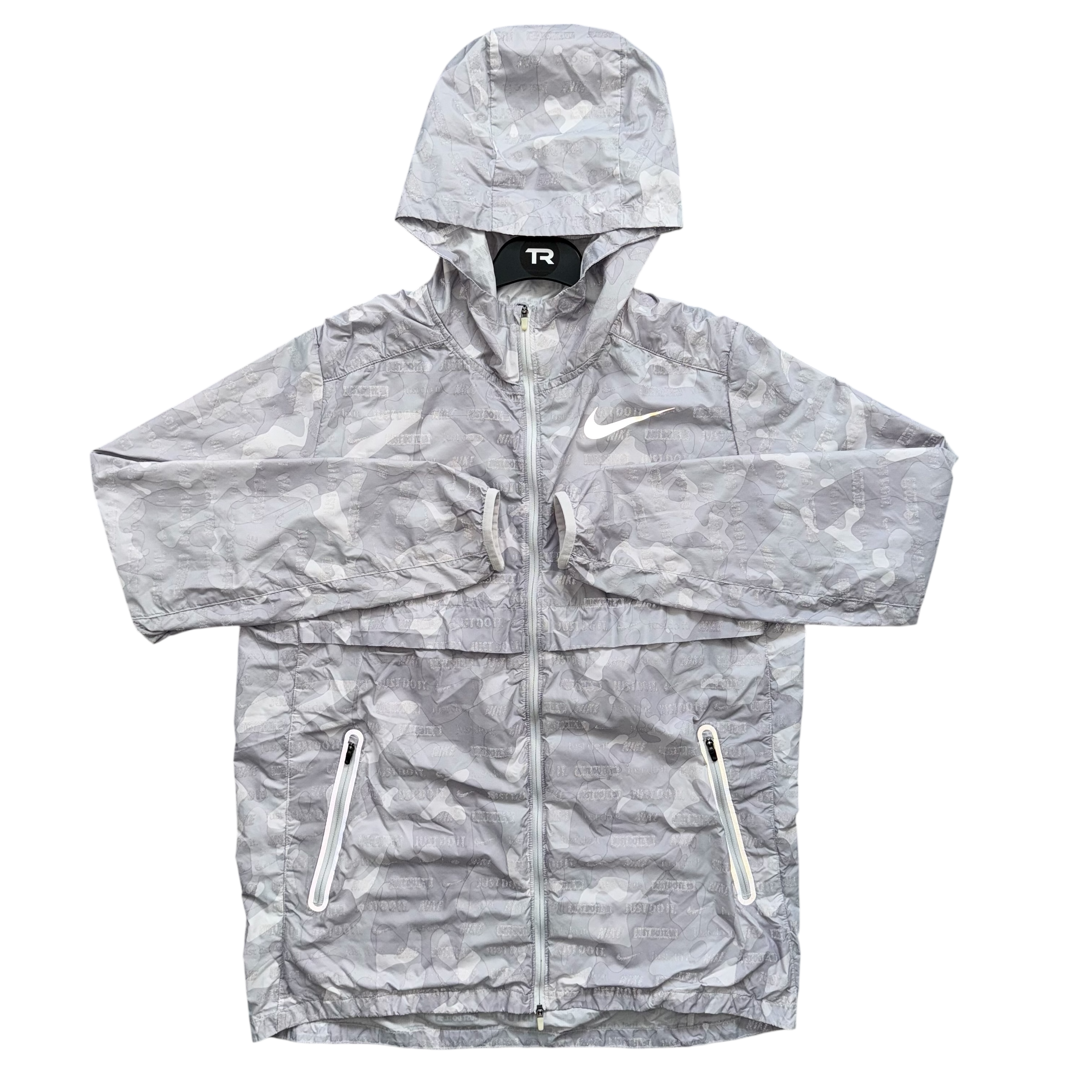 Grey Nike Ghost Flash Reflective Jacket