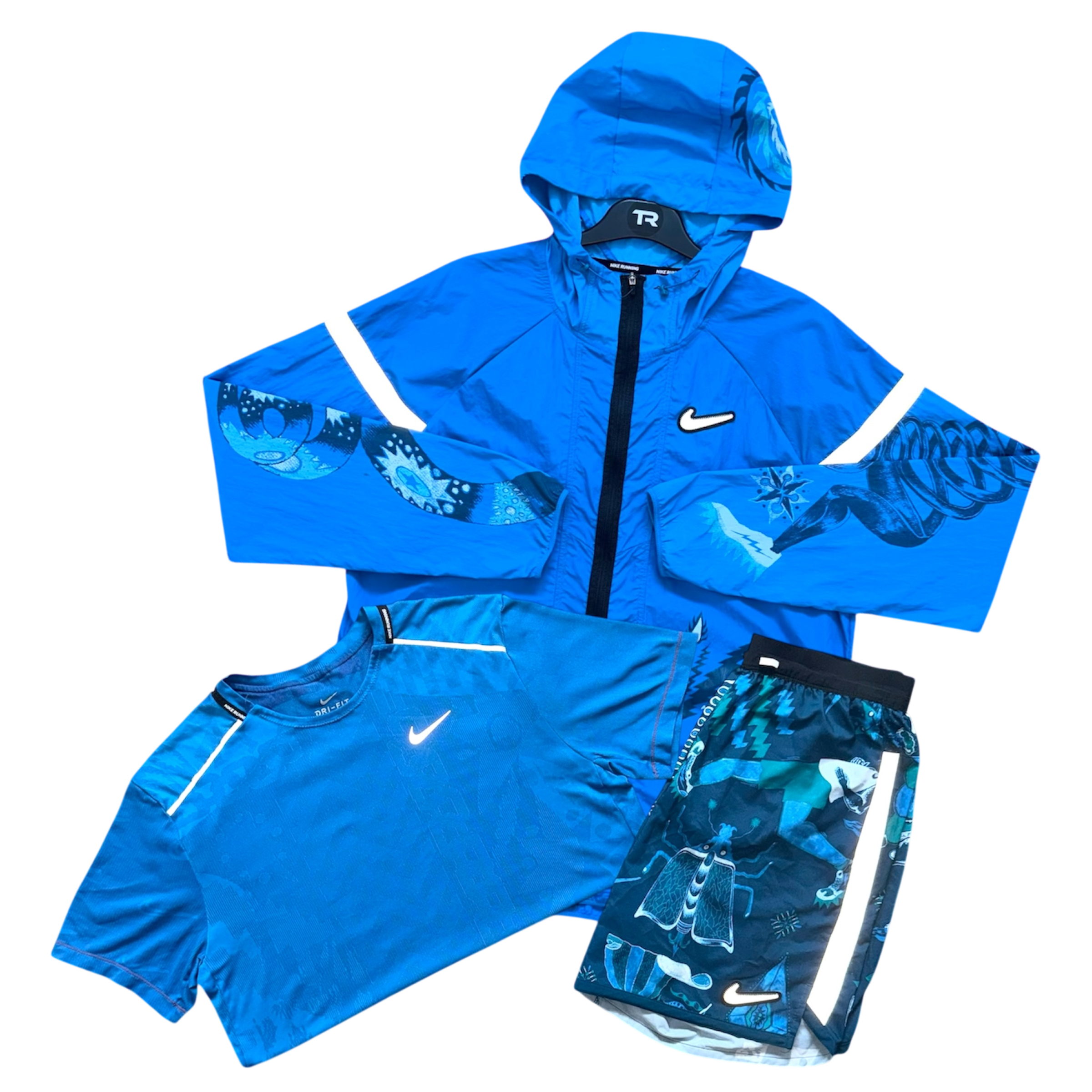 Blue Nike Dragon 3-Piece Set