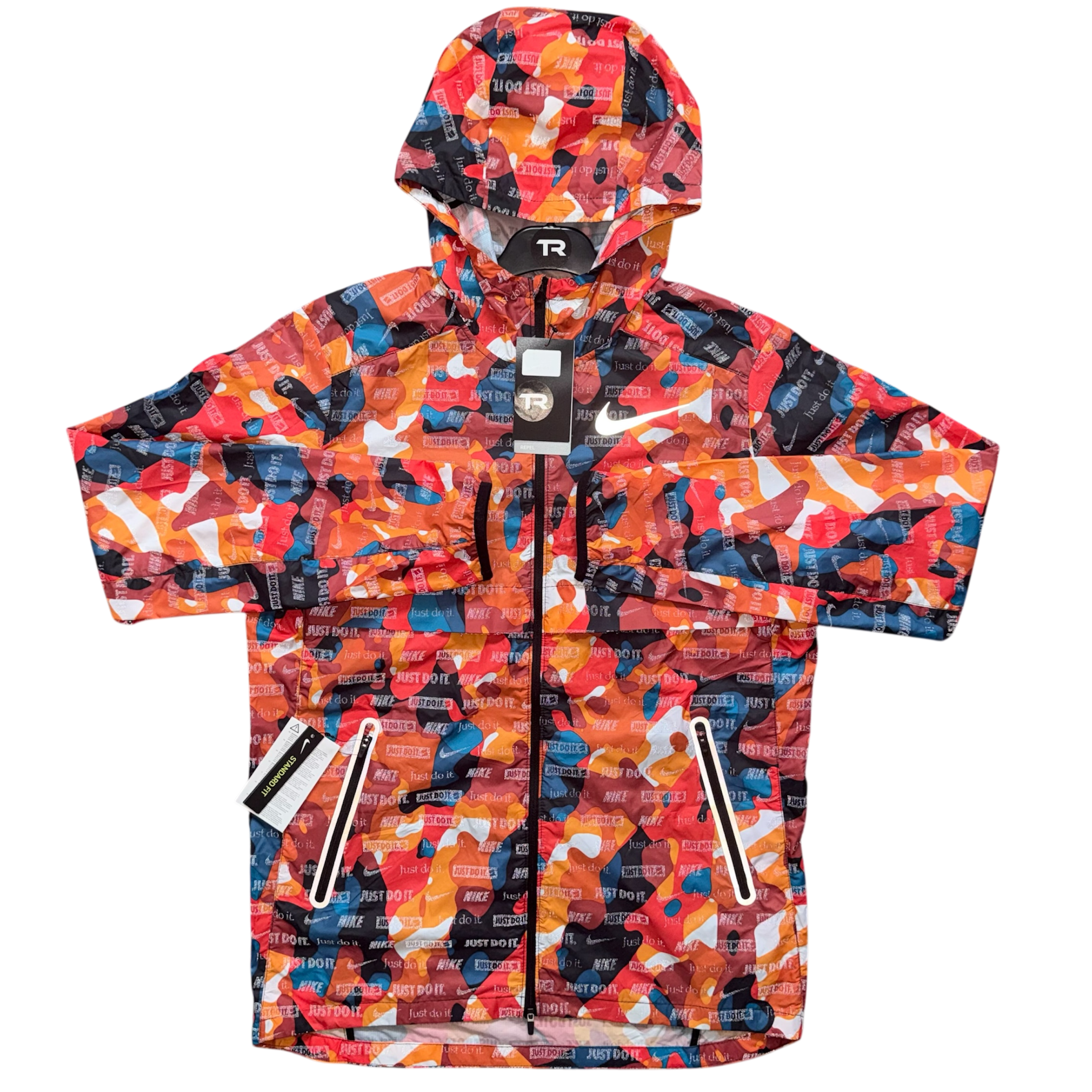 (New) Orange Nike Ghost Flash Reflective Jacket
