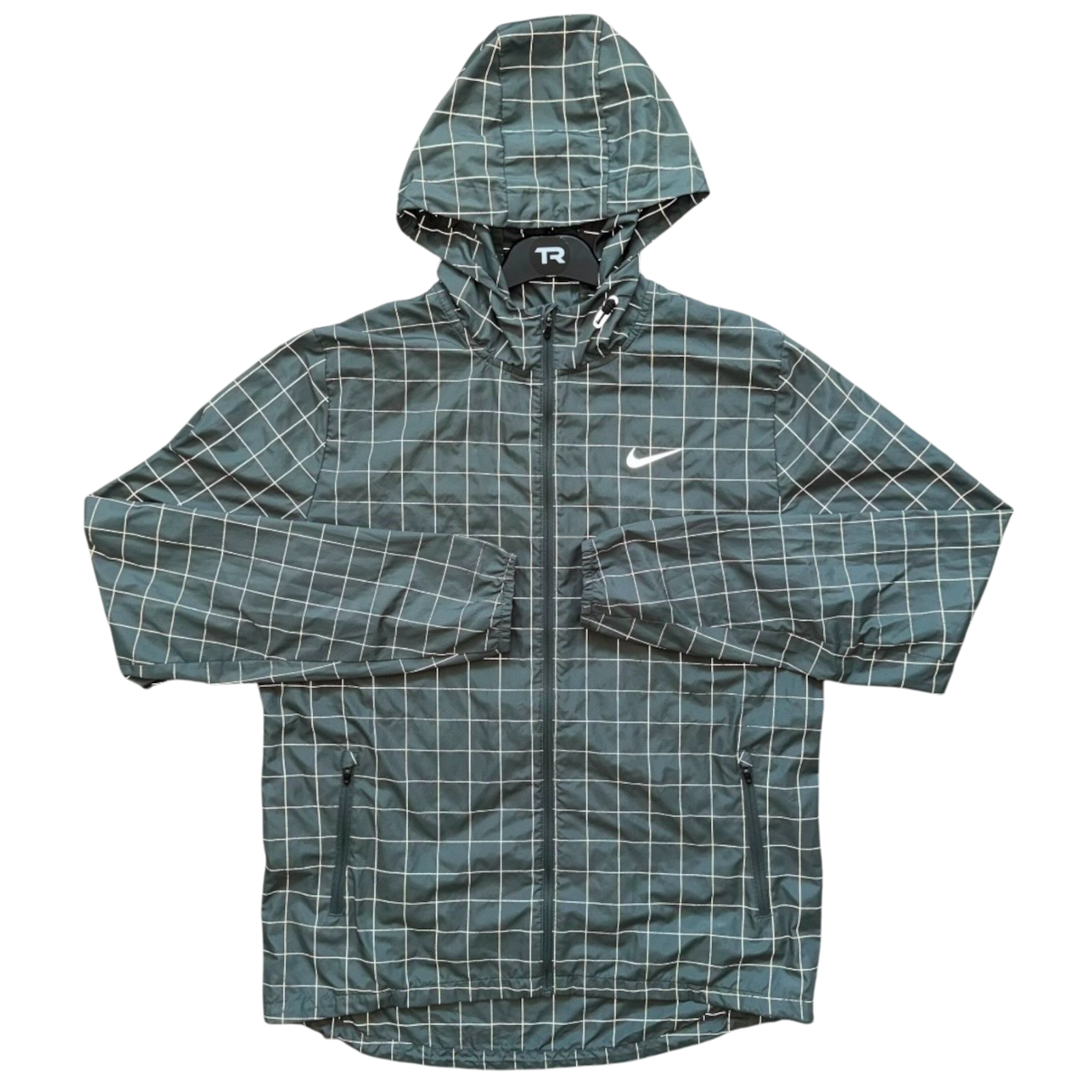 Olive Nike “Dave” Reflective Grid Jacket