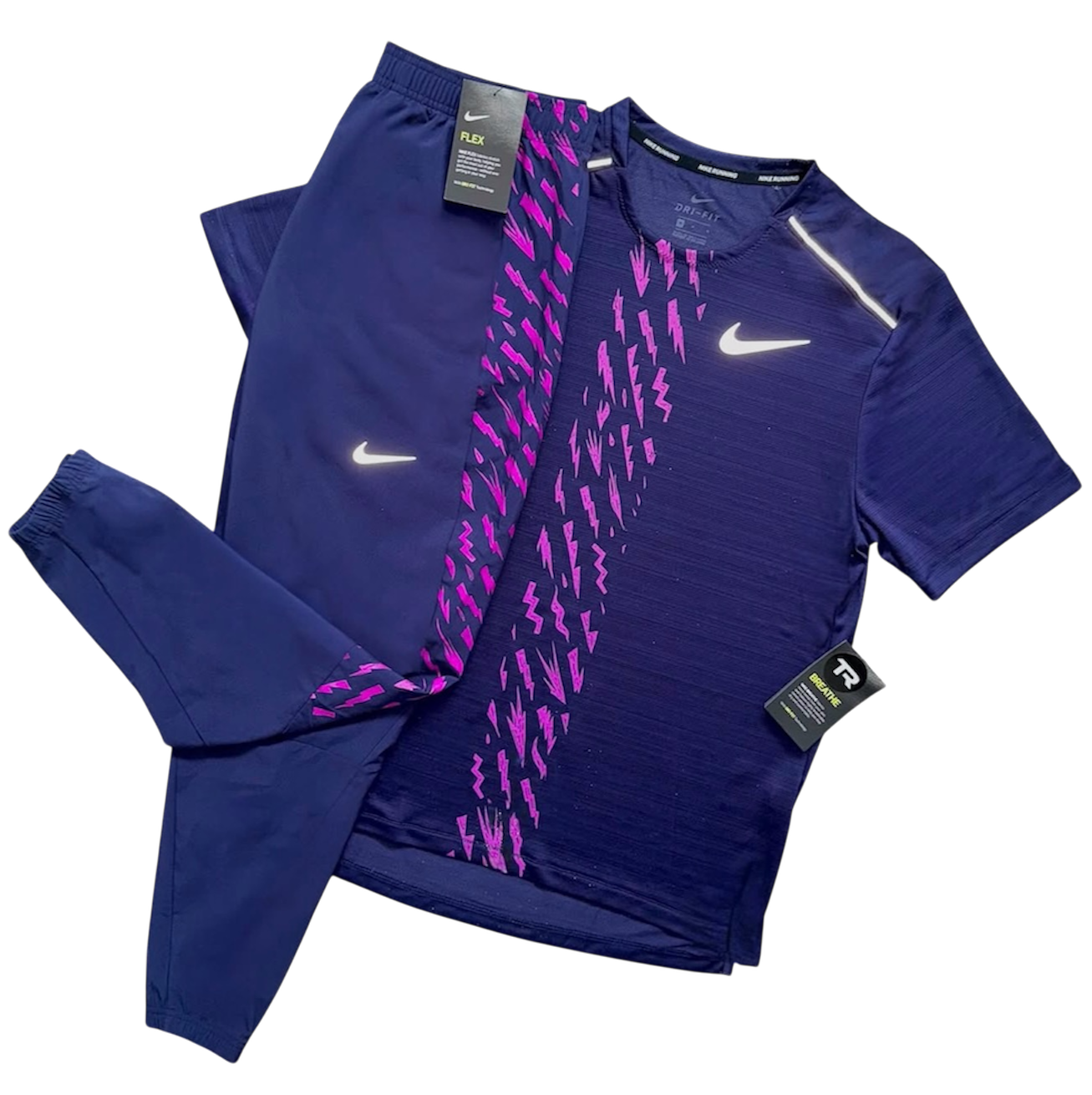 (New) Purple Nike Bolt Set