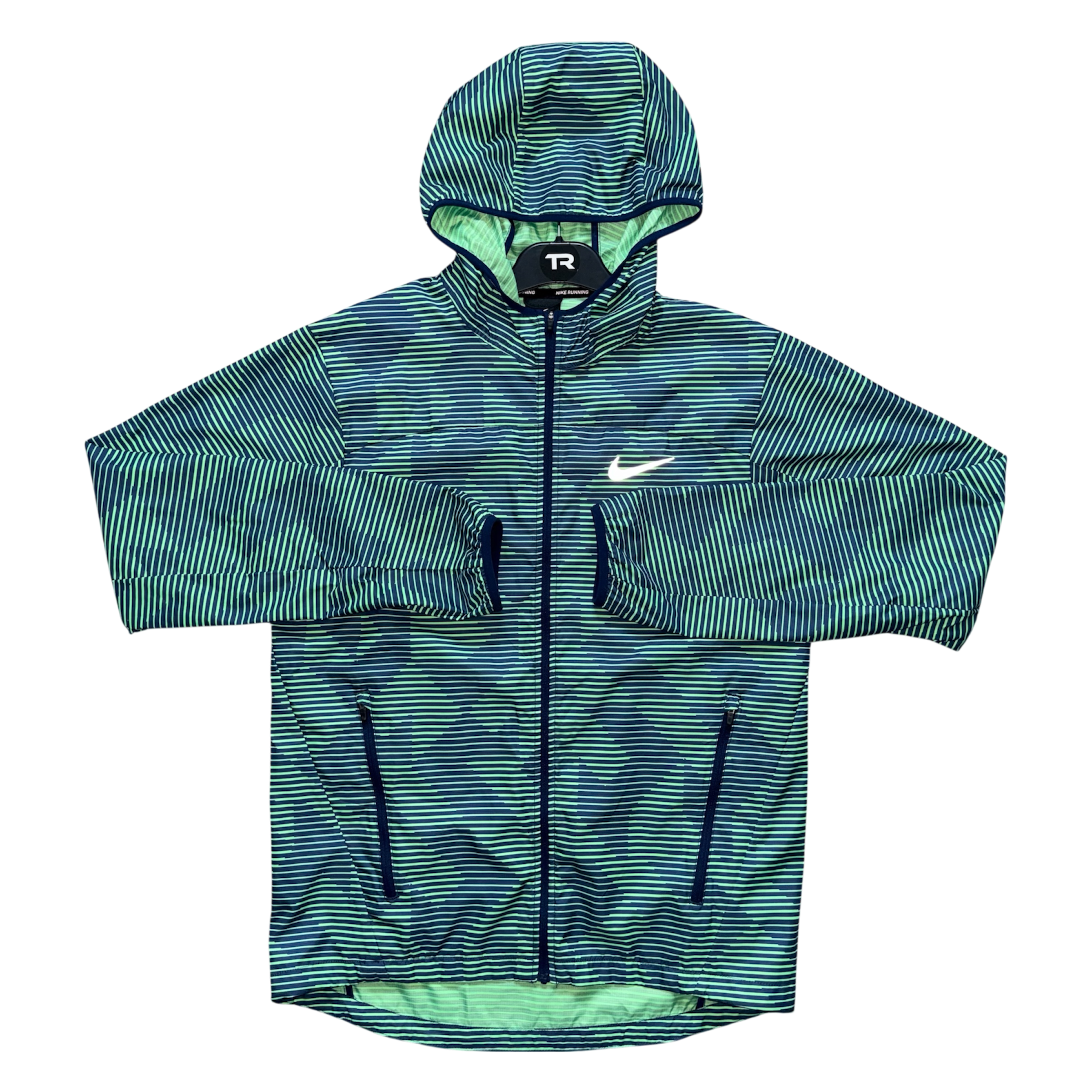 Green Nike Geometric Camo Jacket