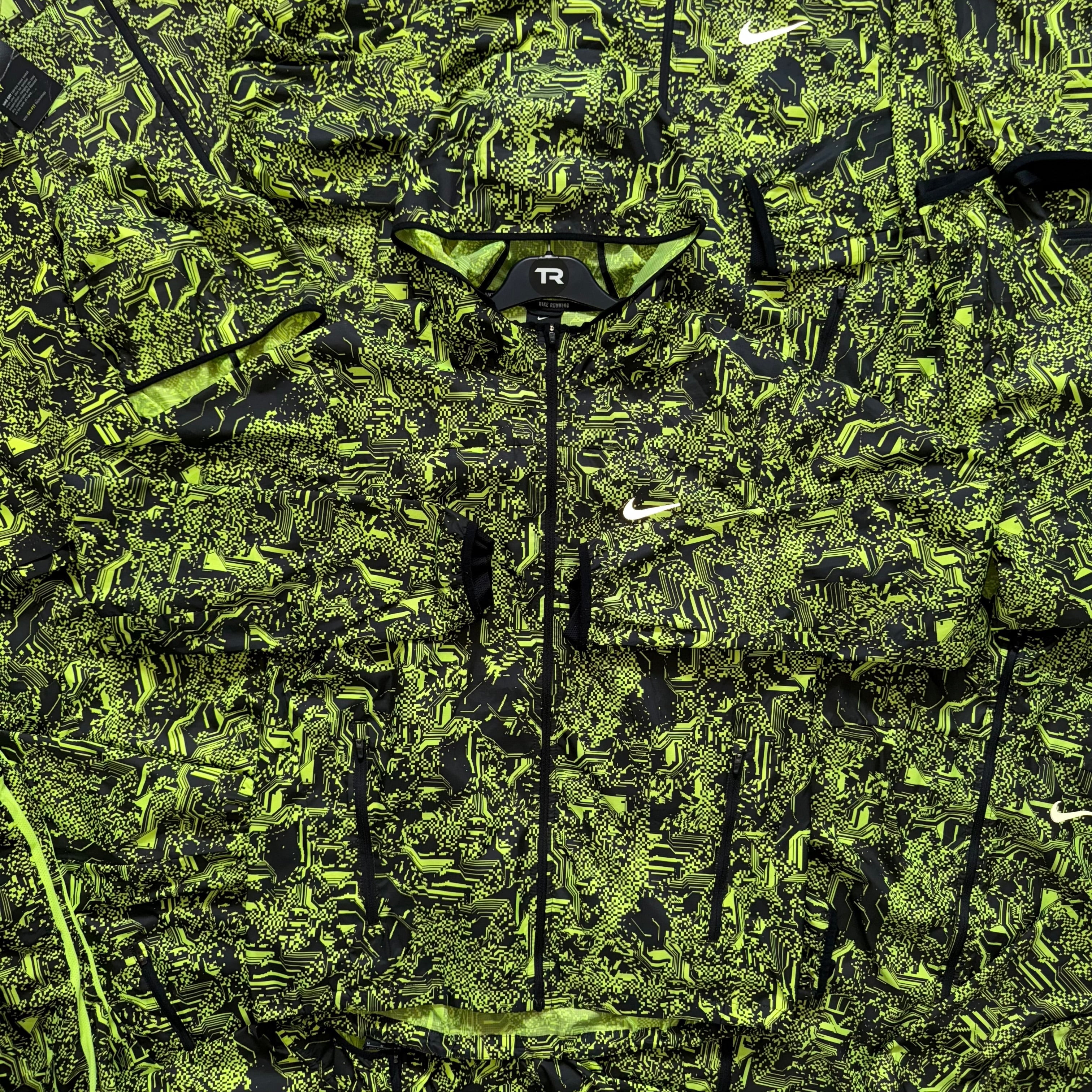 Neon Nike Digital Camo Windrunner