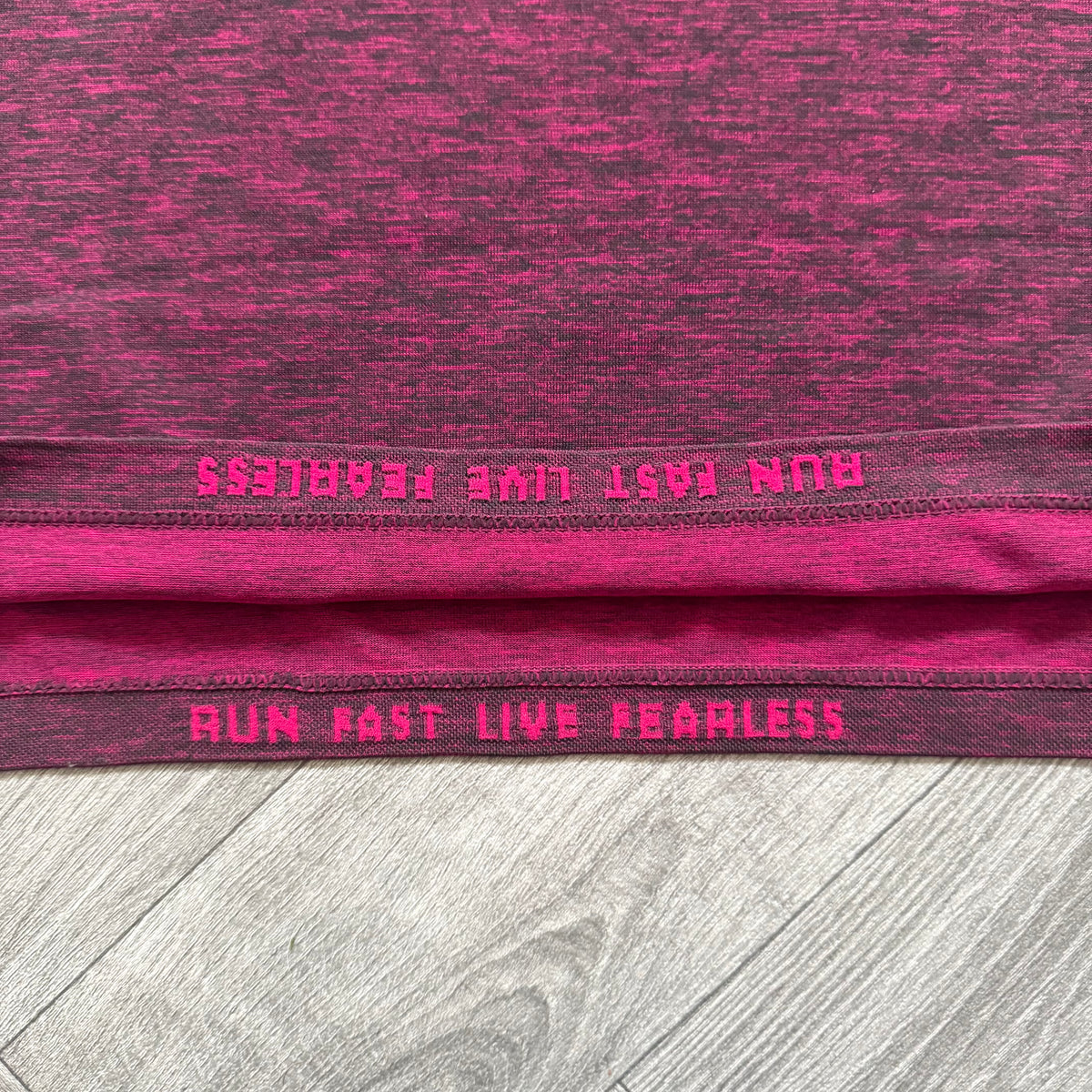 (New) Burgundy Nike Run Fast Live Fearless Tee