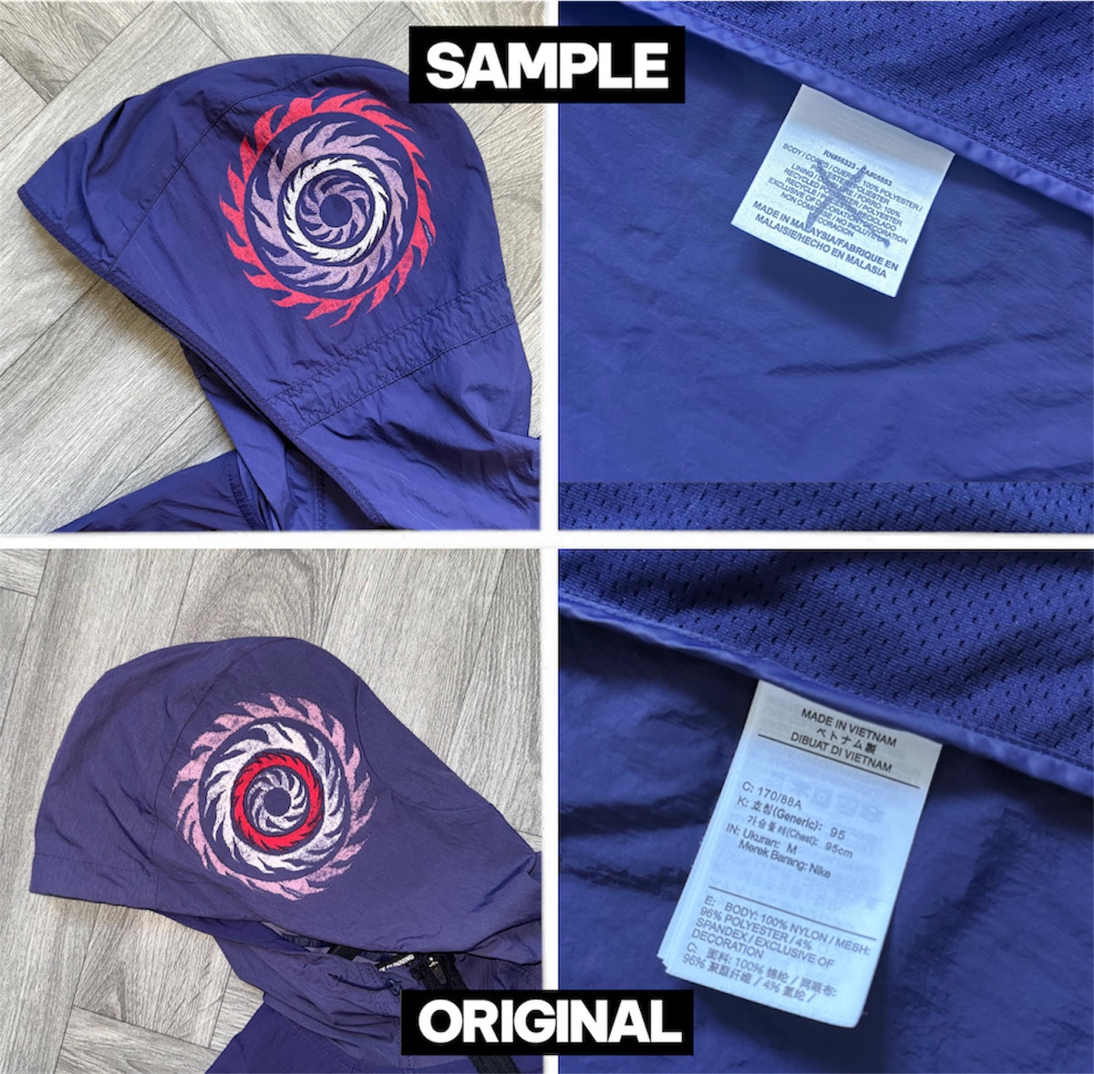 (1 of 1) Midnight Purple Nike Dragon Jacket