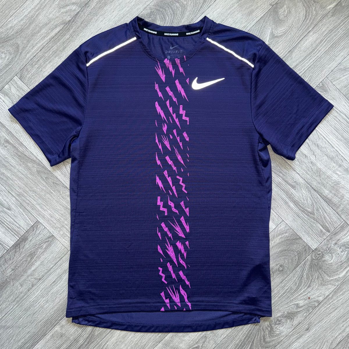 Purple Nike Bolt Miler Tee