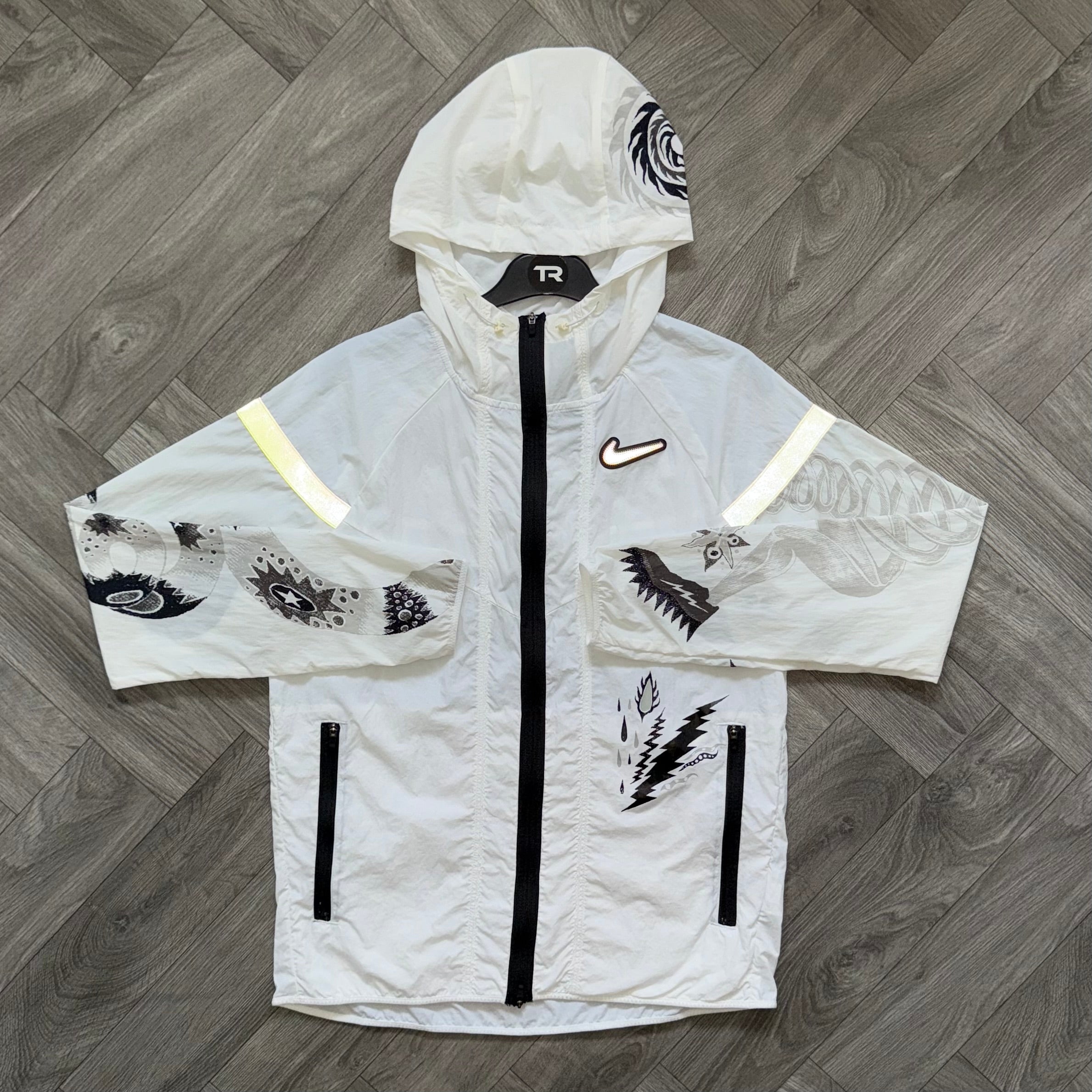 White Nike Dragon Jacket